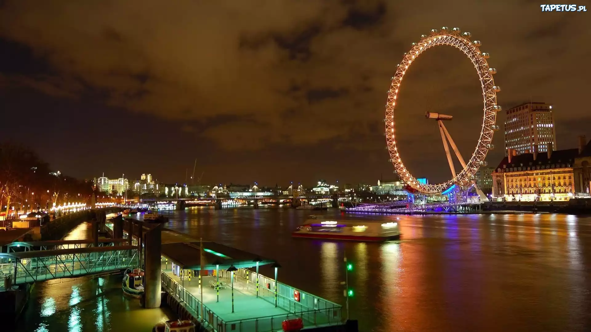 Panorama, Londyn, London Eye, Anglia
