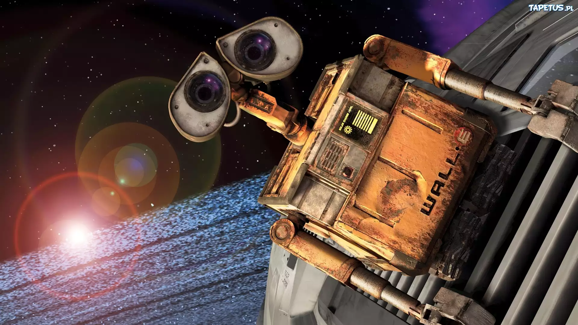 Wall E, Zerka, Słońce