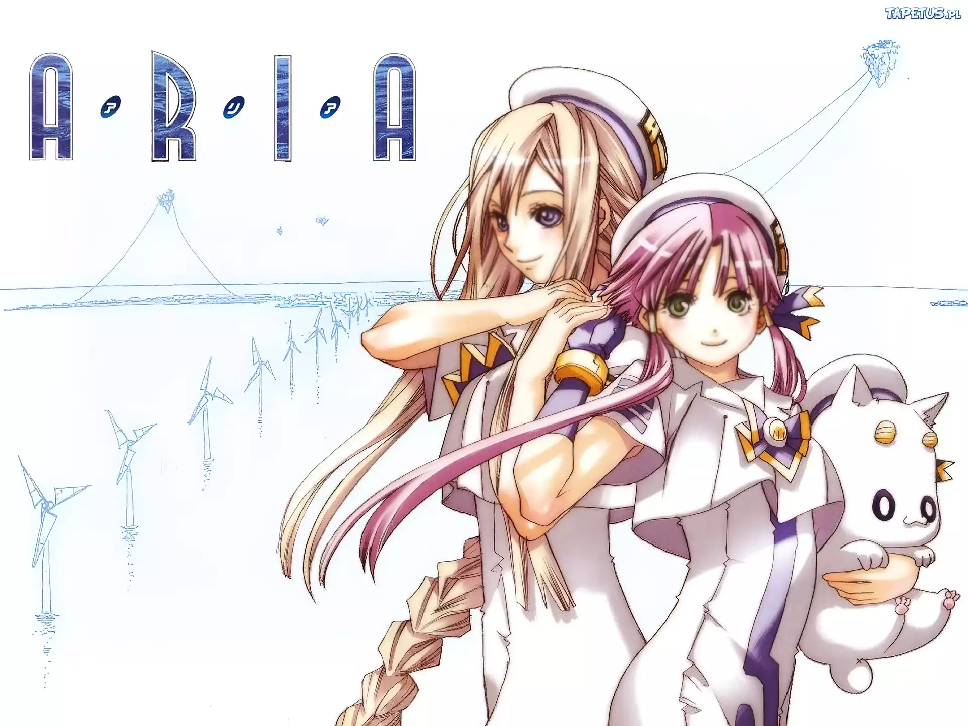Aria, napis, ludzie, zwierzak
