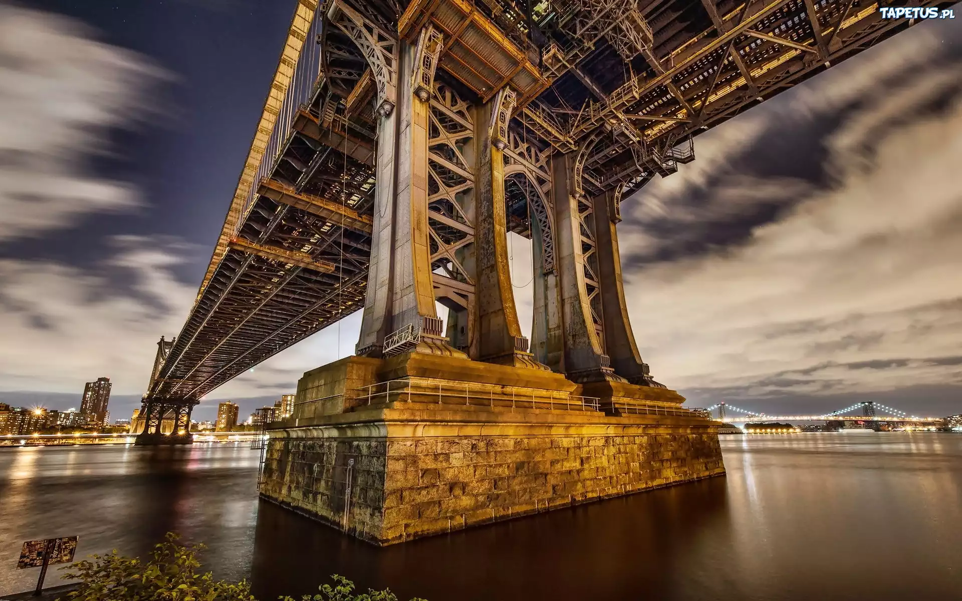 Rzeka, Most Manhattan, USA