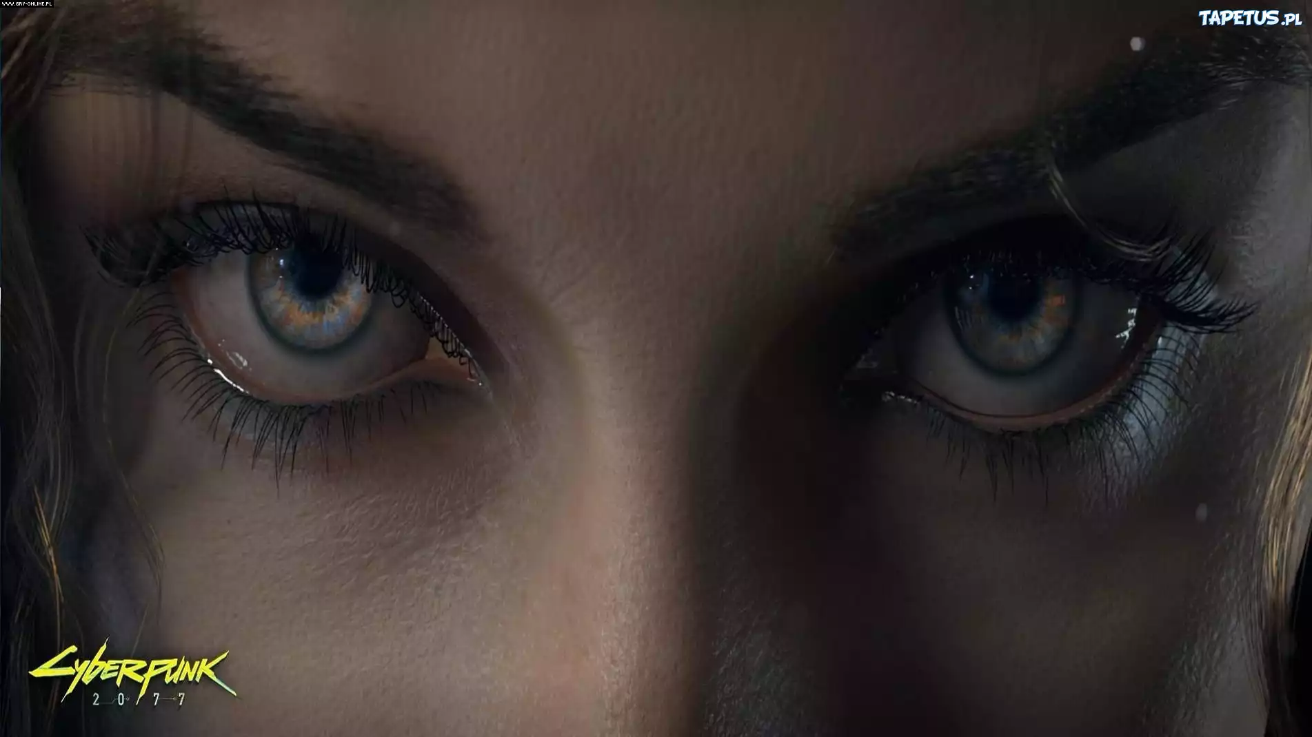 Cyberpunk 2077, Kobieta, Oczy