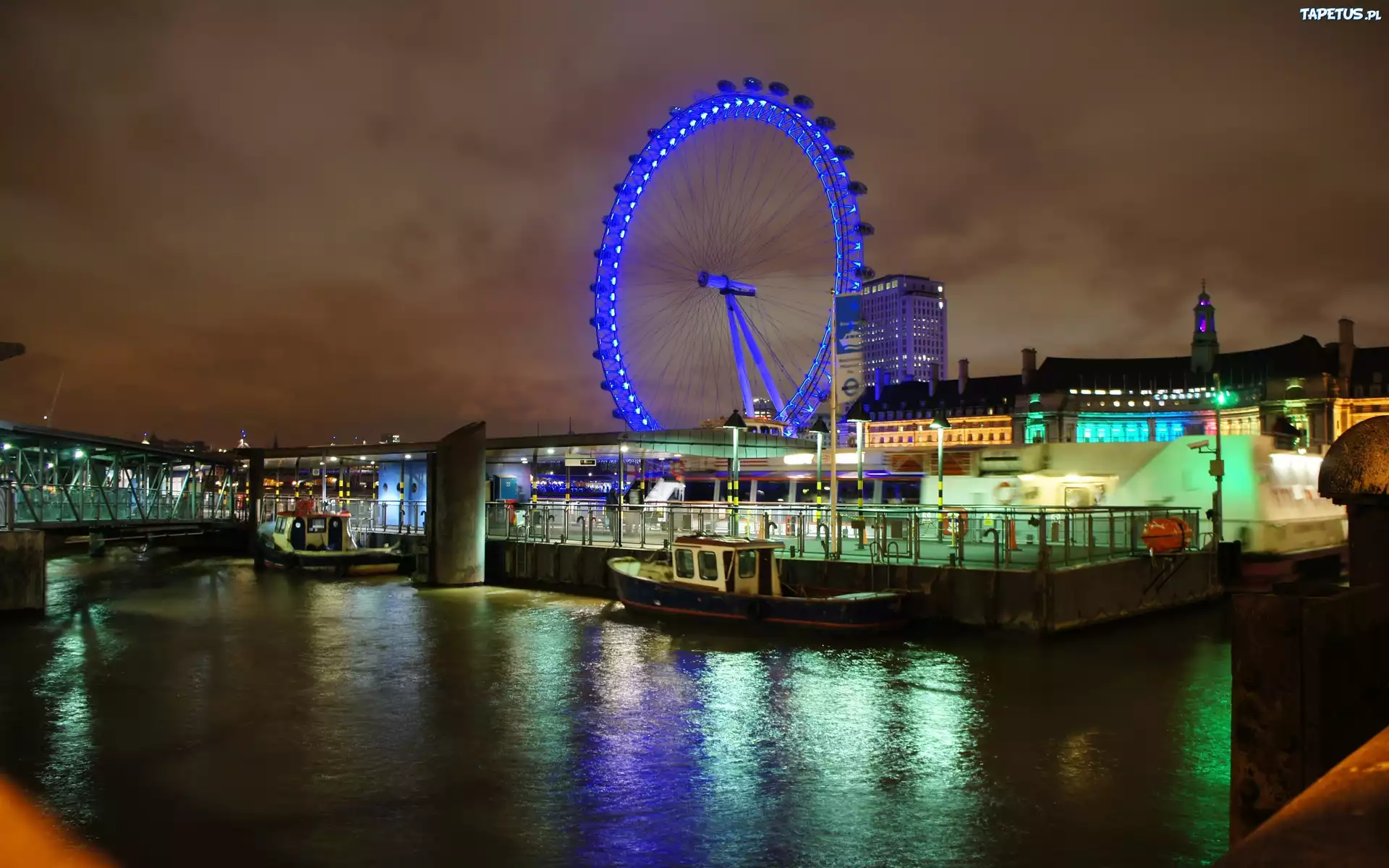 london Eye, Londyn, Panorama