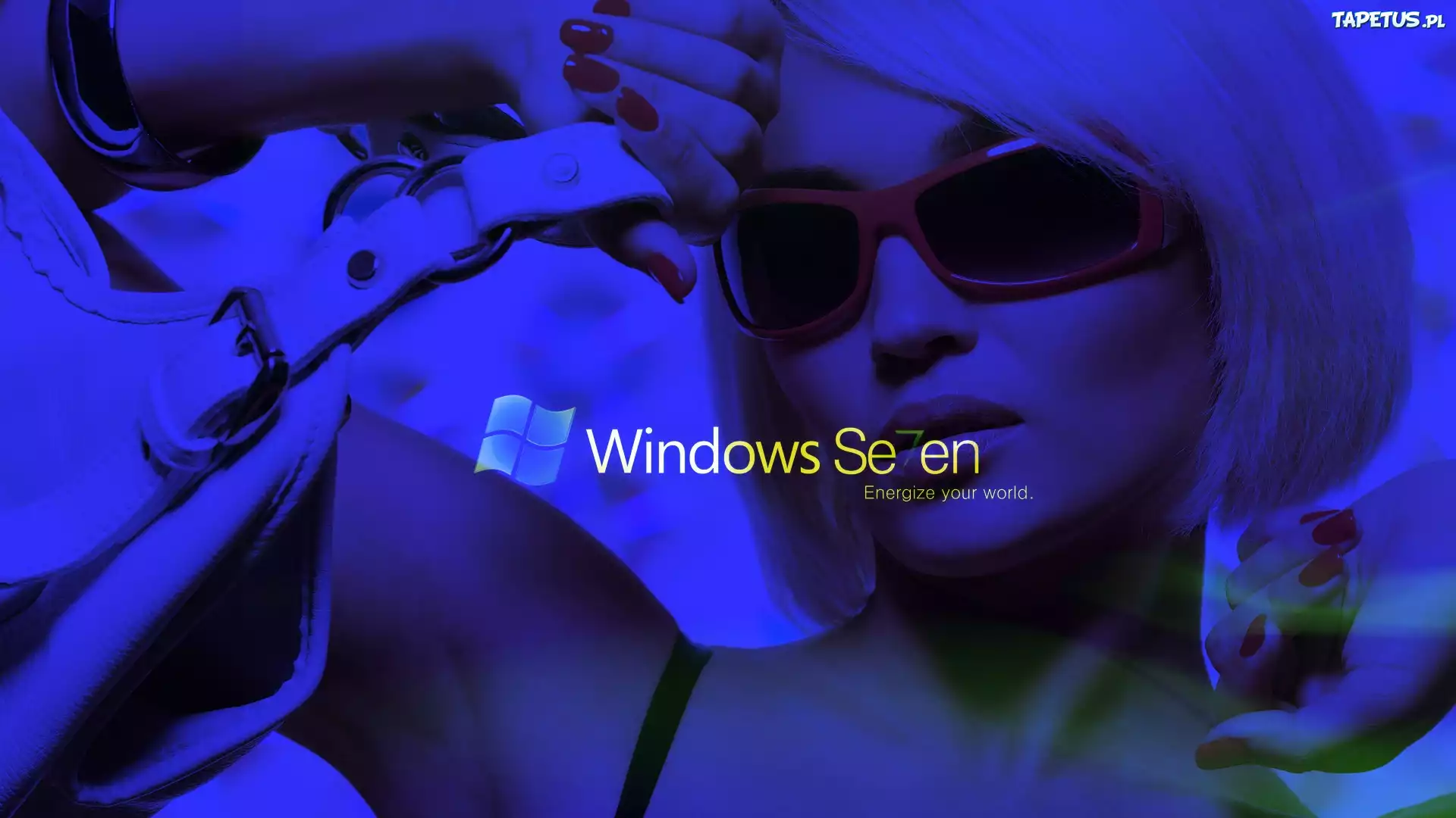 Kobieta, Logo, Windows 7