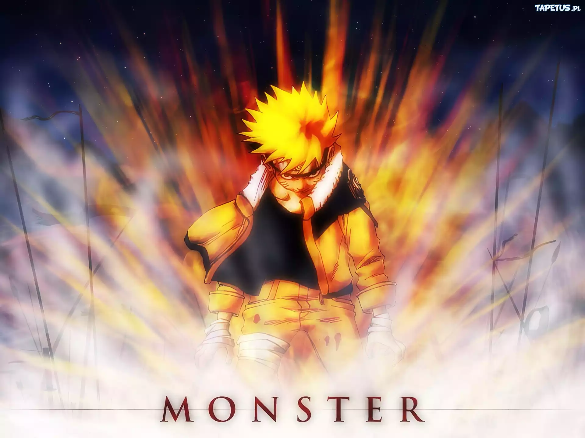 monster, człowiek, Naruto