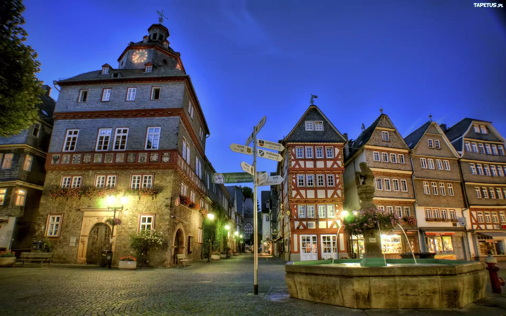 Domy, Ulica, Drogowskaz, Austria