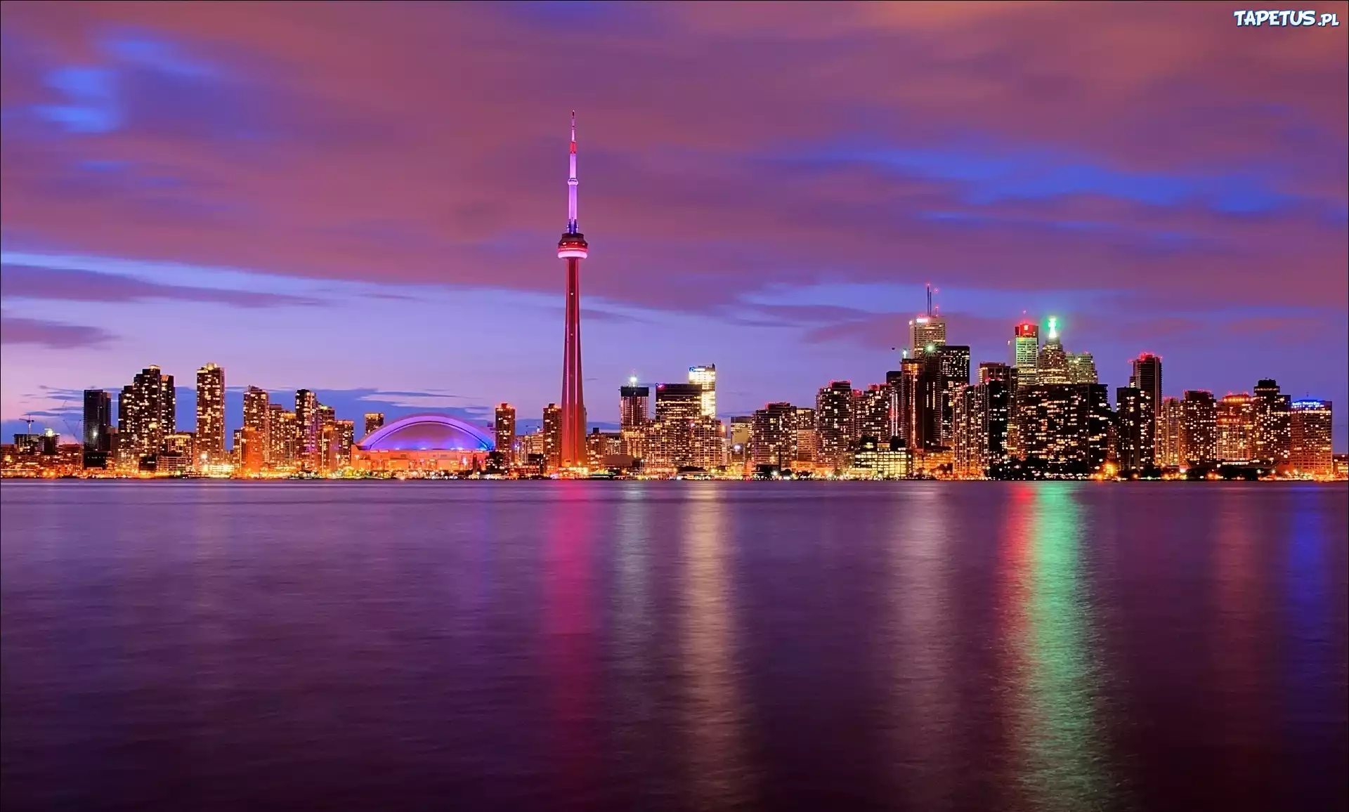 Toronto, Panorama, Noc