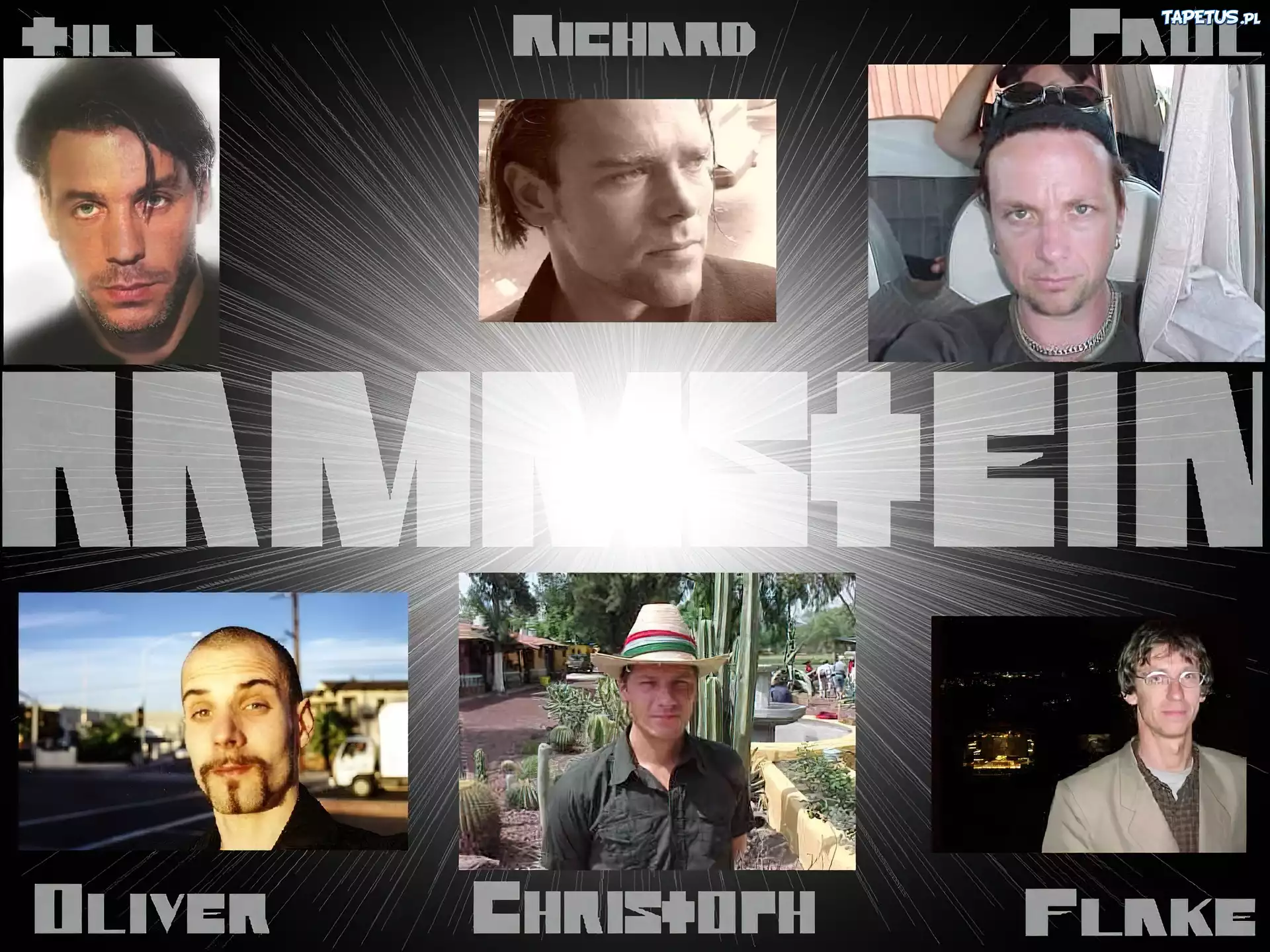 Rammstein,zespół, imiona, twarze
