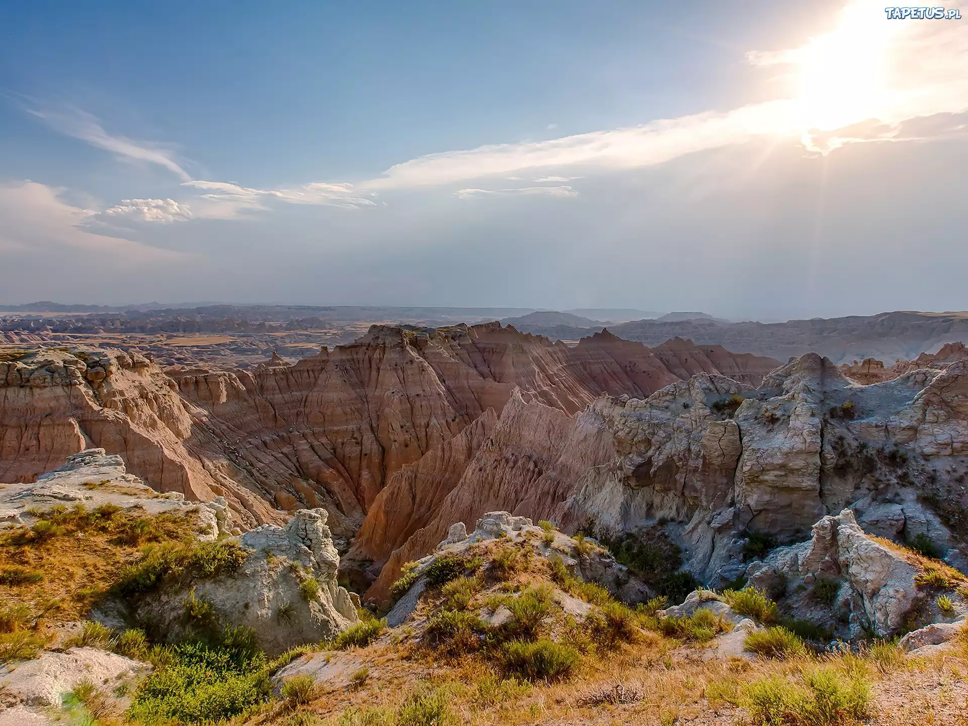 Południowa, Dakota, Park, Narodowy, Badlands