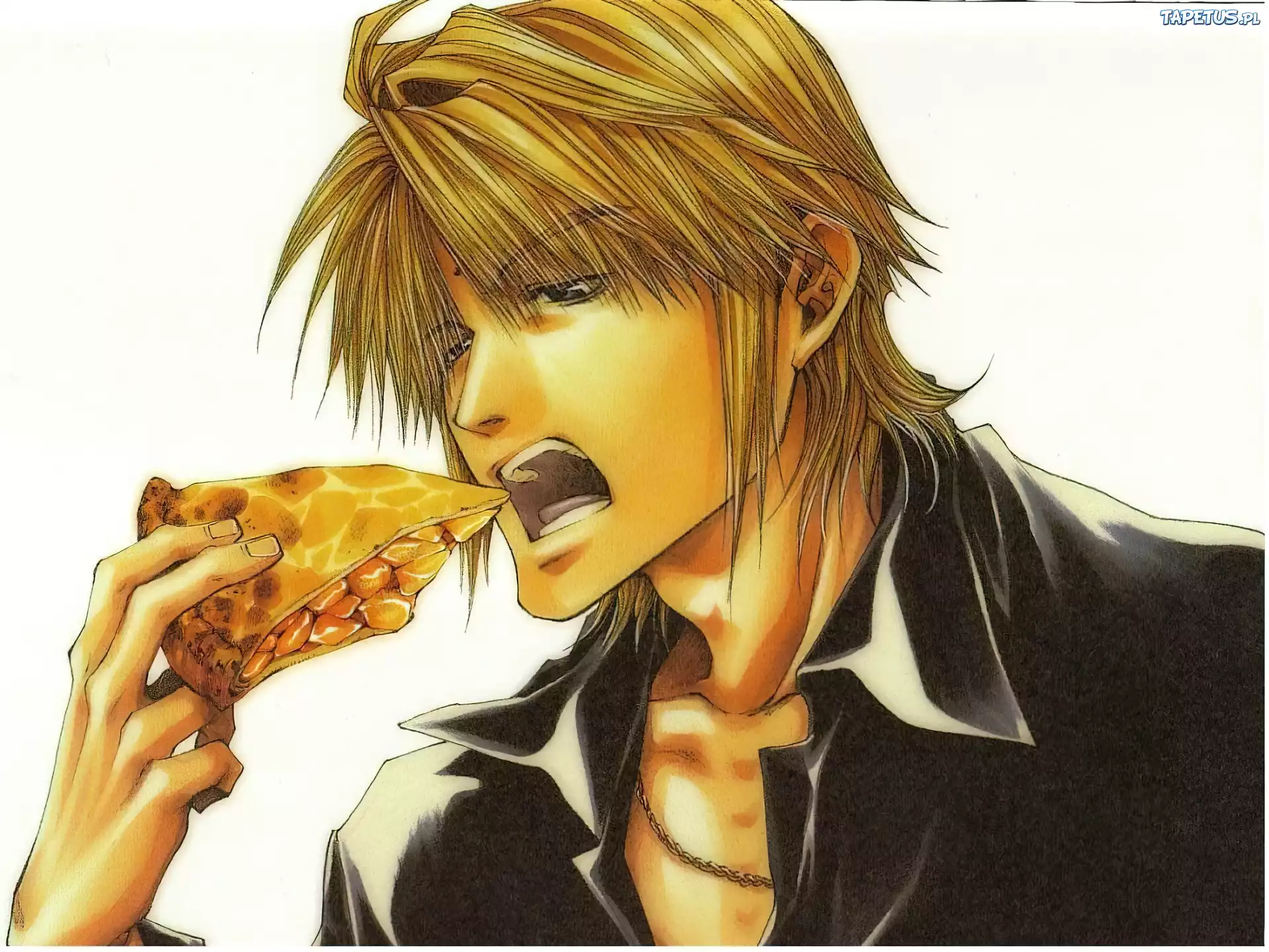 Saiyuki, ciastko, pizza