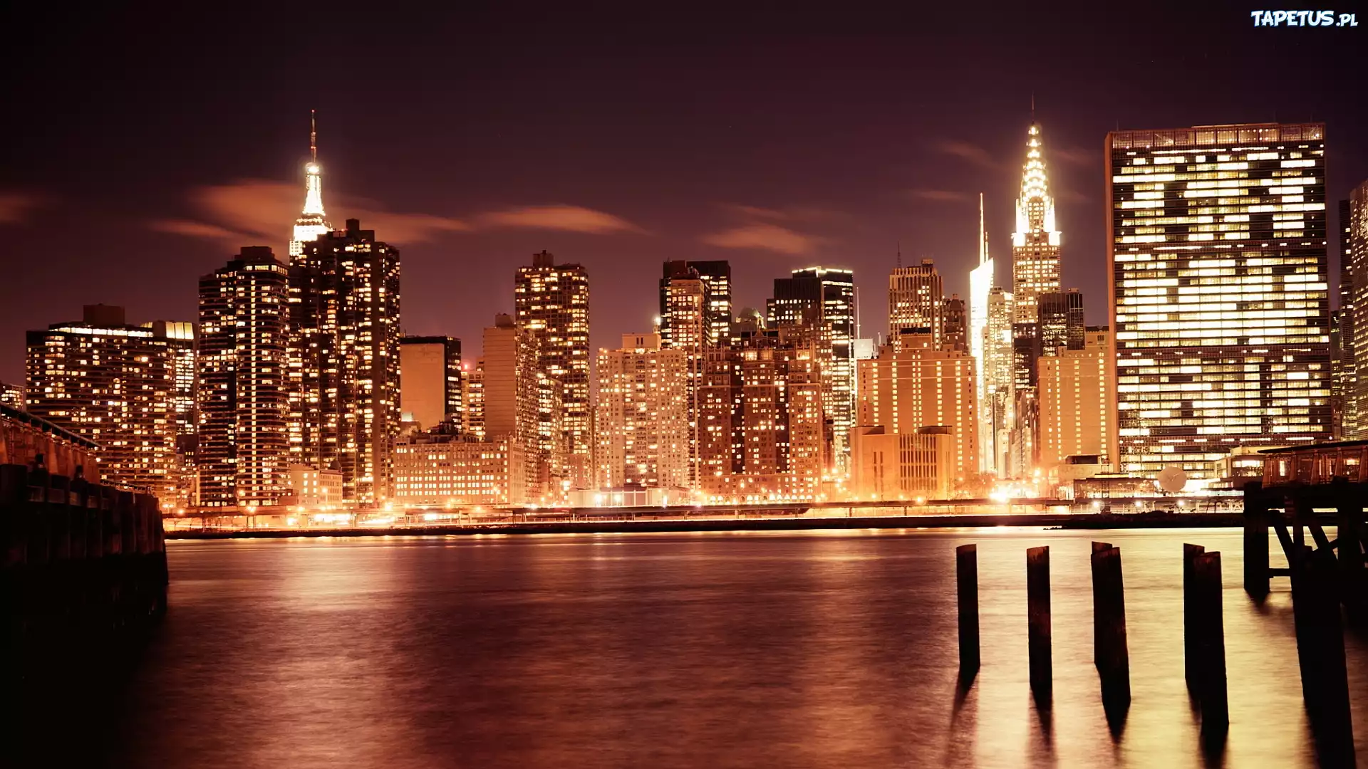 Panorama, Miasta, New York, Manhatan