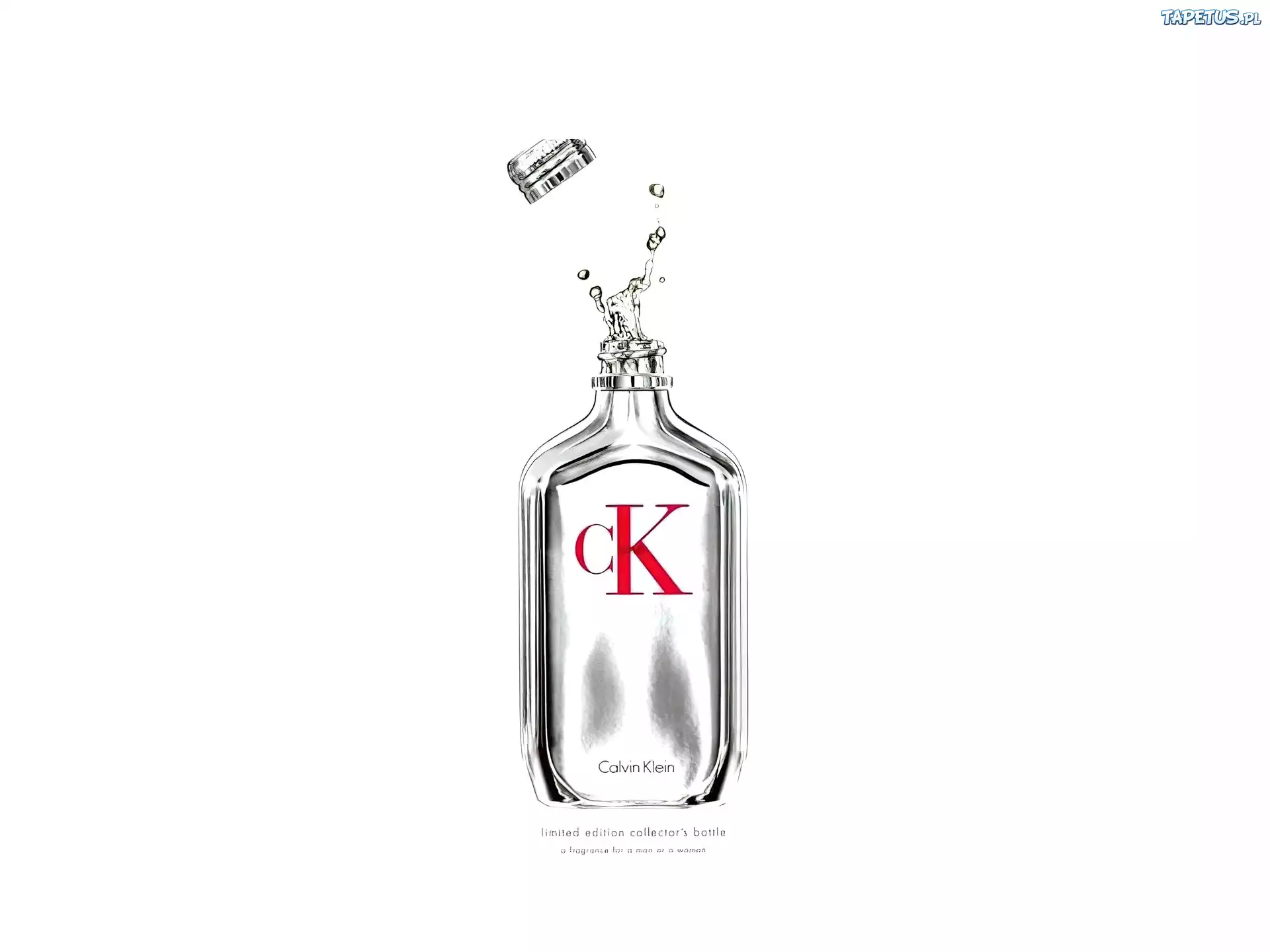 Calvin Klein, ck, perfumy, flakon