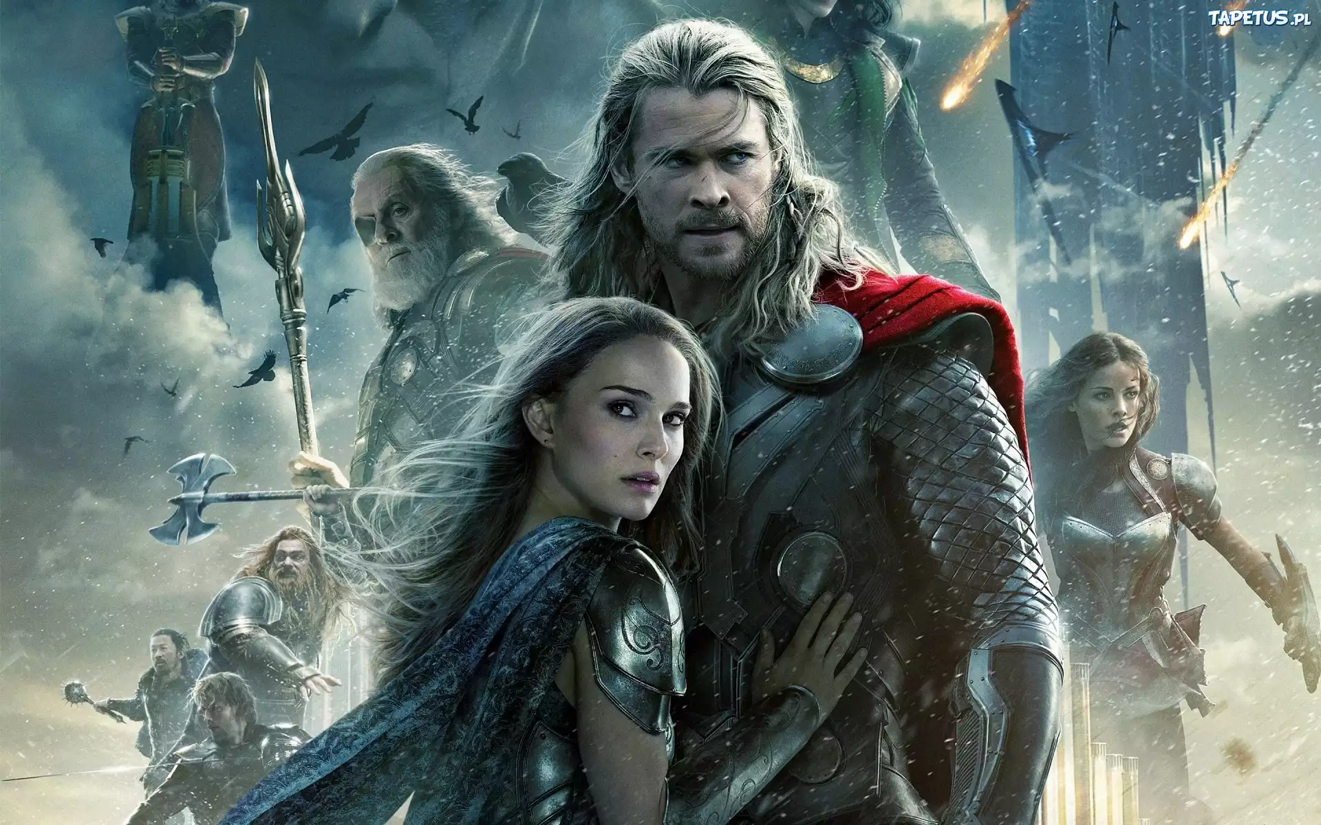 Thor, Mroczny Świat, Natalie Portman, Chris Hemsworth