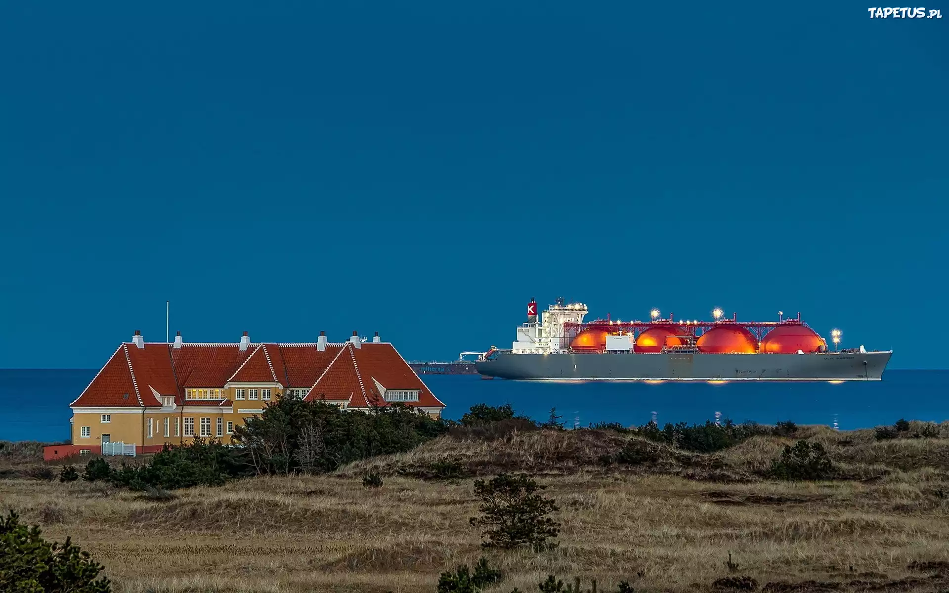 Dania, Północna Jutlandia, Skagen, Dom, Statek