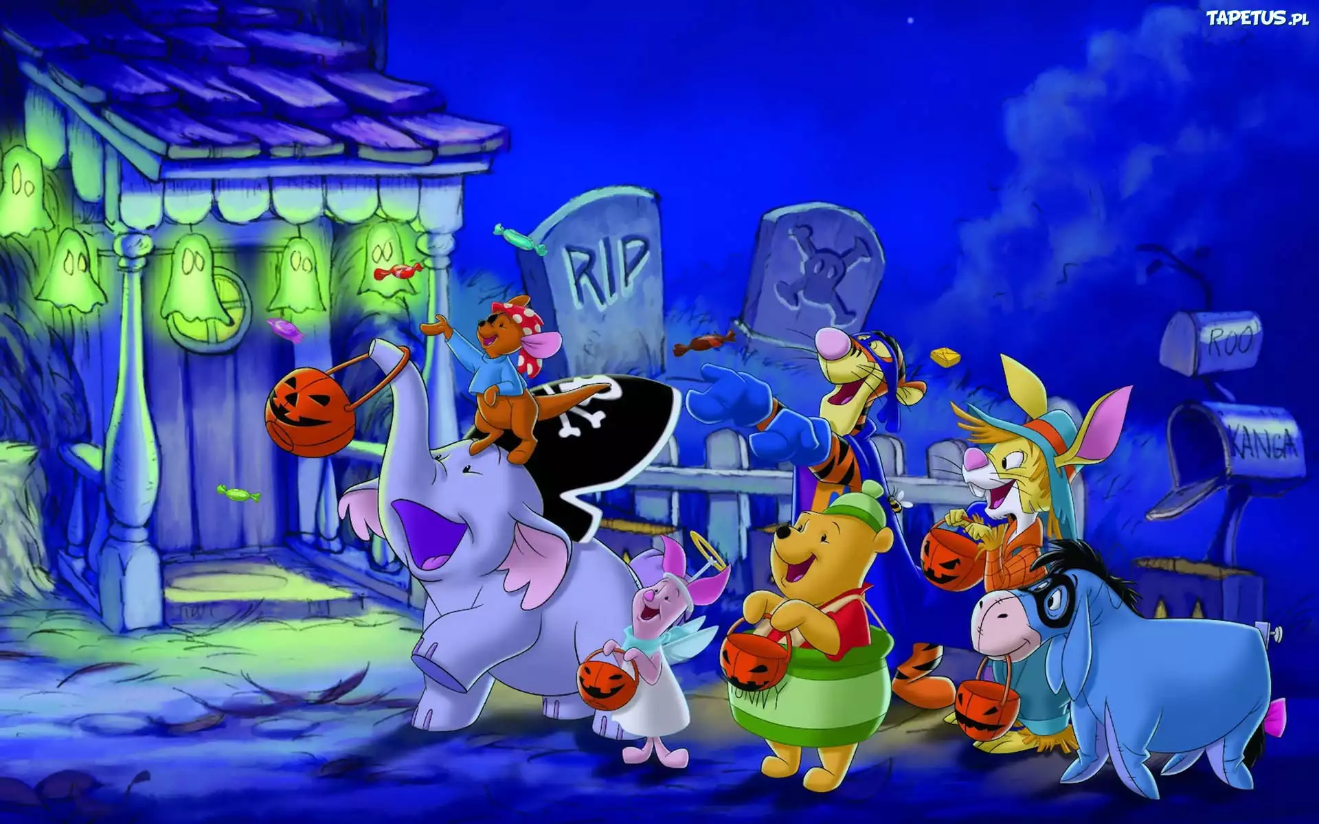 Halloween, Kubuś Puchatek, Przyjaciele