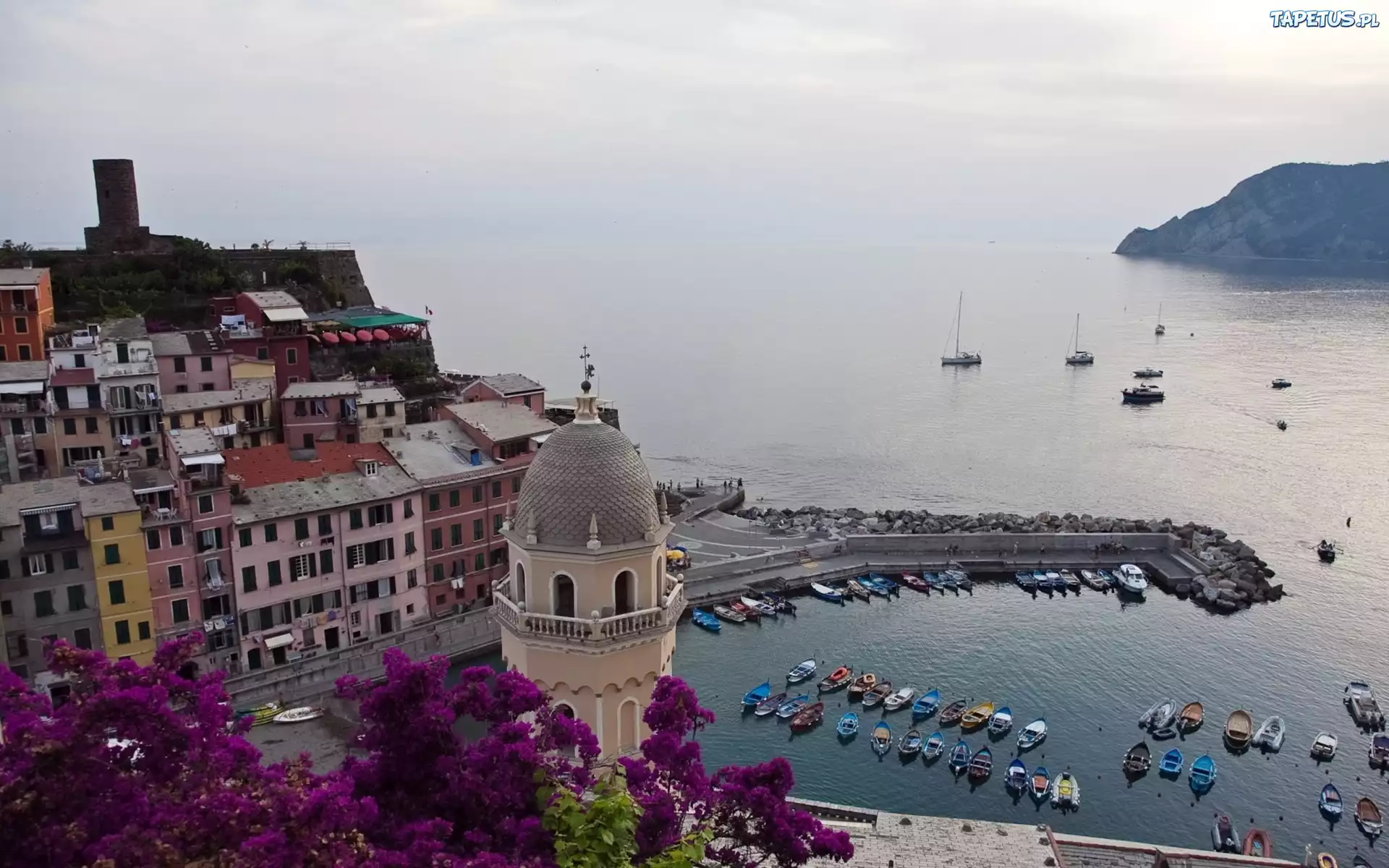 Amalfi, Miasto, Zatoka, Łodzie