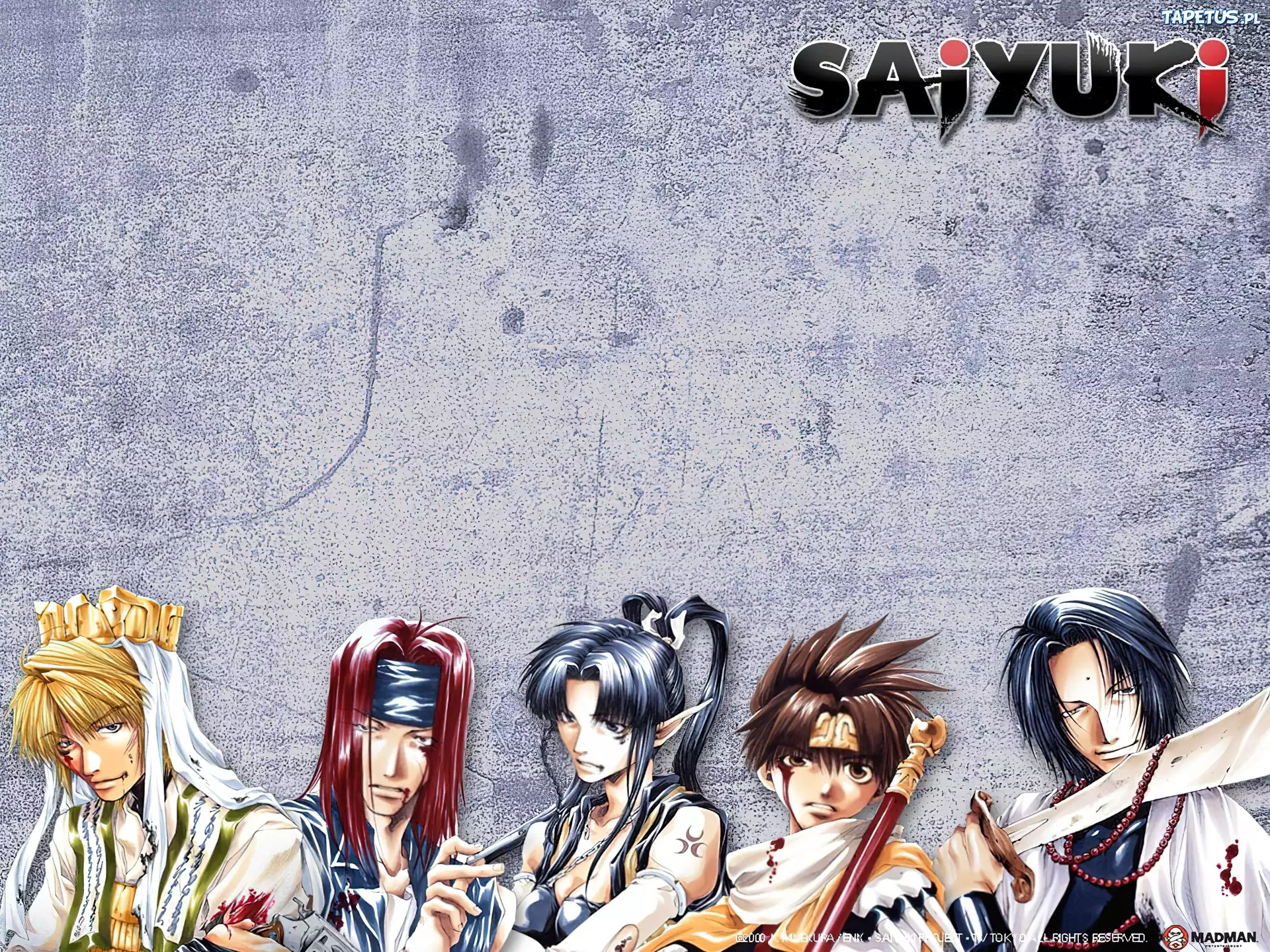 Saiyuki, postacie