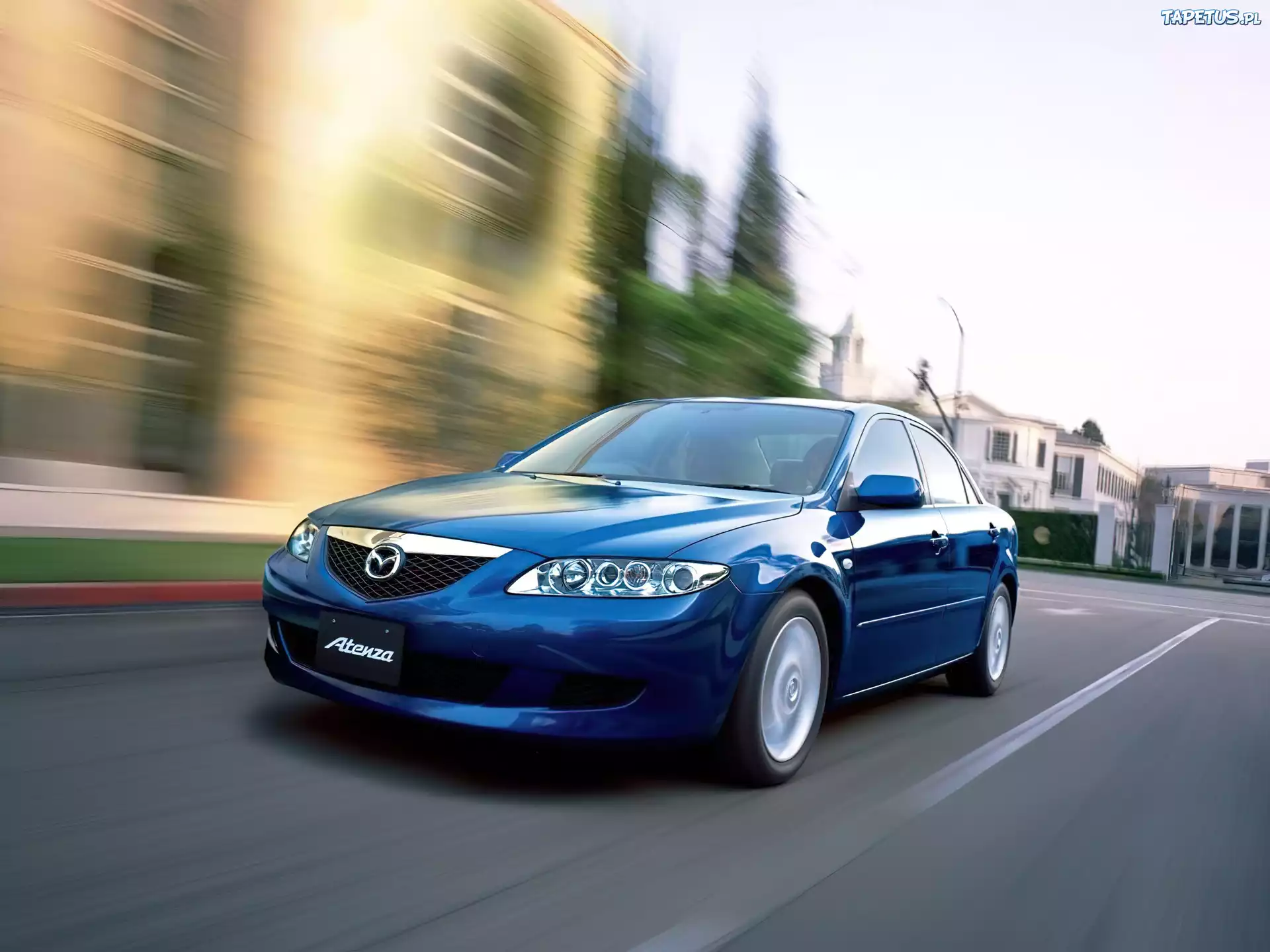 niebieska, Mazda