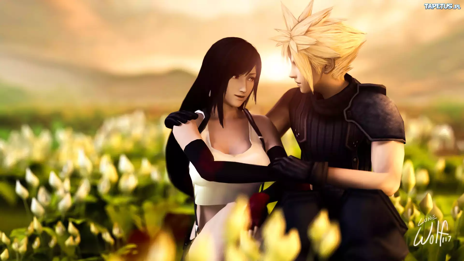 Final Fantasy, Tifa Lockhart, Cloud