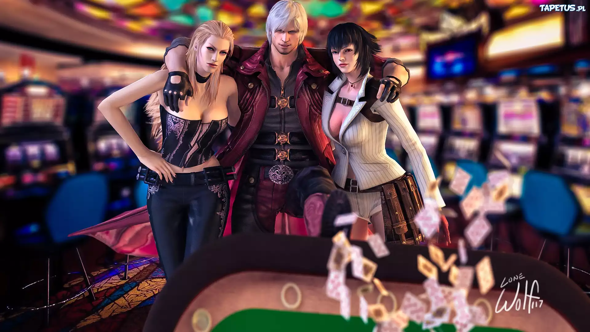 Devil May Cry, Dante, Trish, Lady
