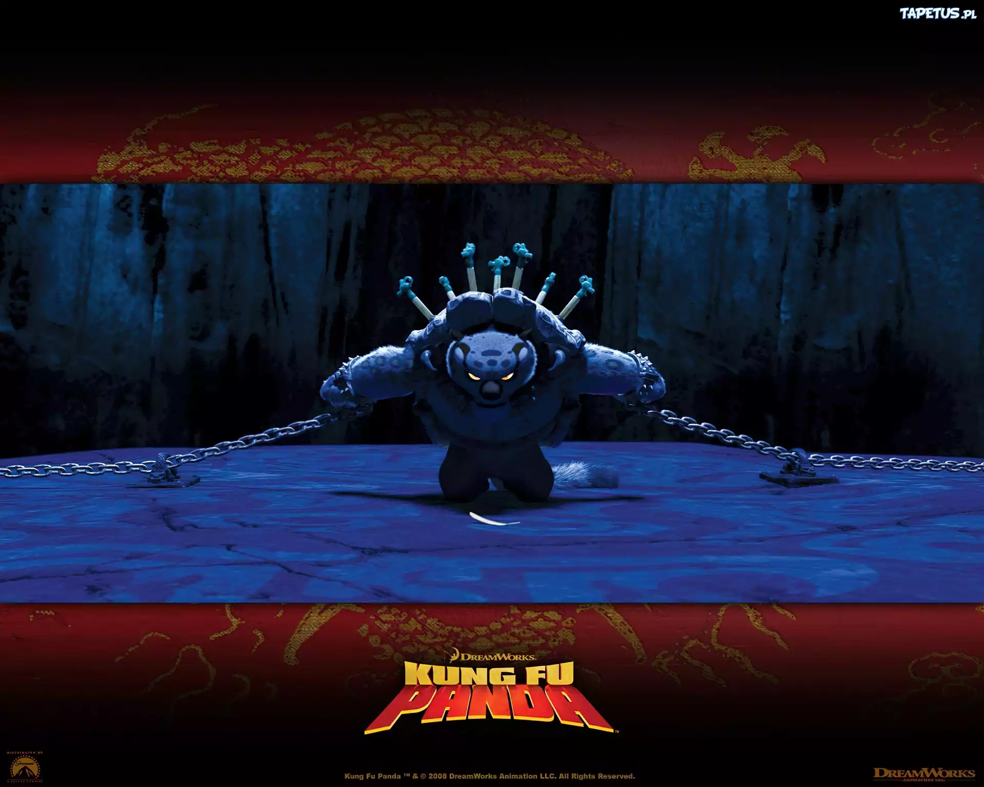 Kung Fu Panda, Tai Lung, przywiązany
