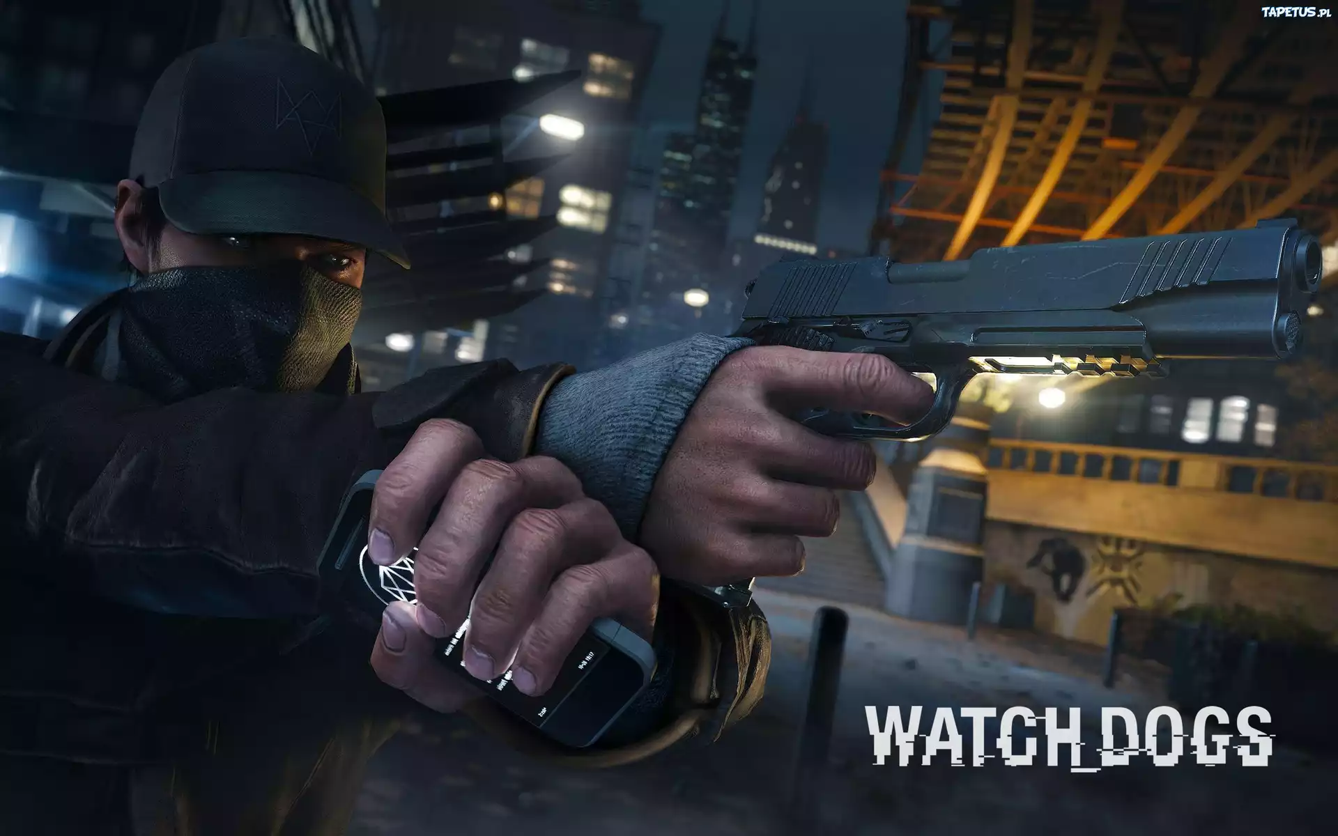 Wacht, Dogs, Aiden, Pearce, Pistolet