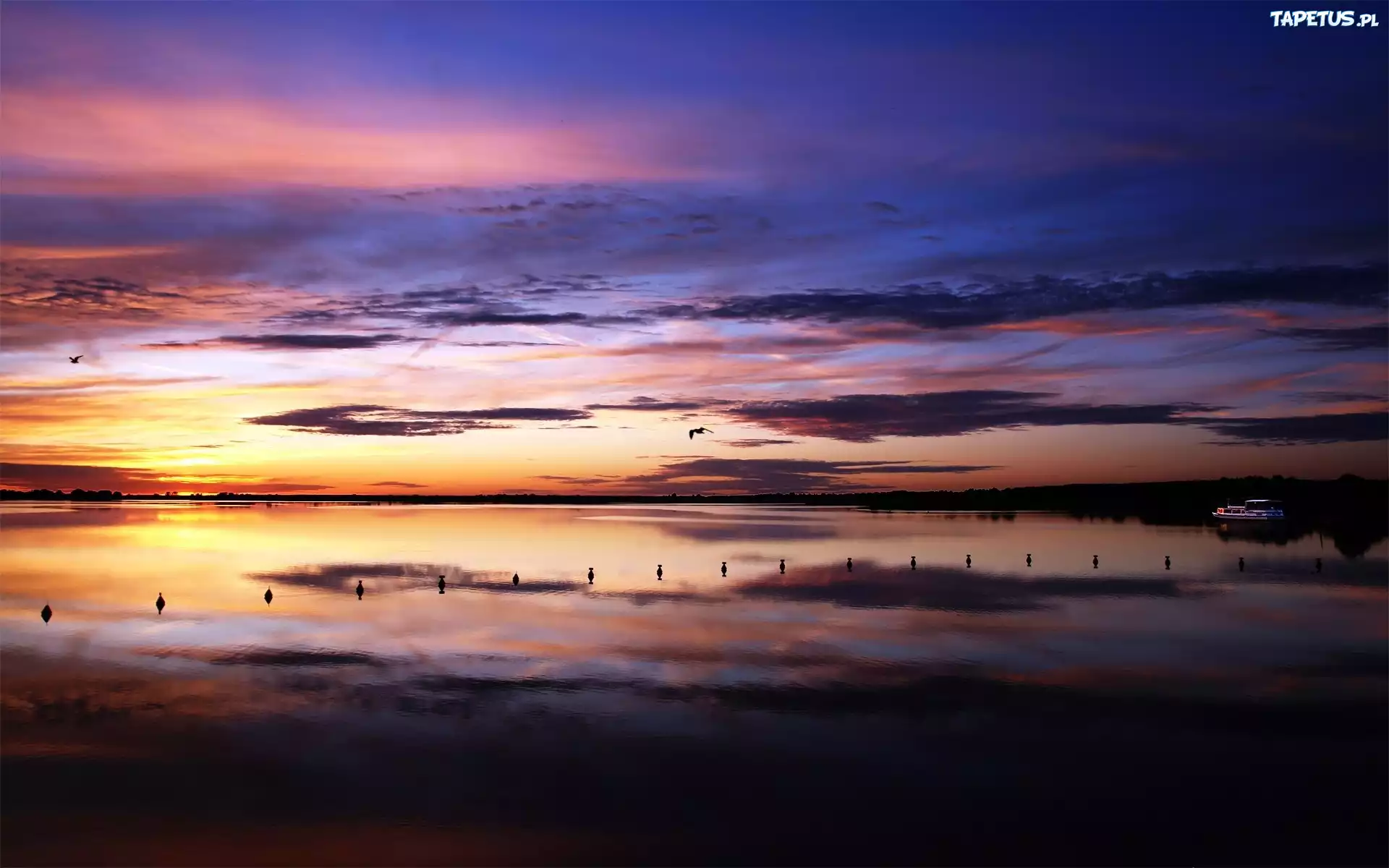 Plaża, Morze, Zmierzch