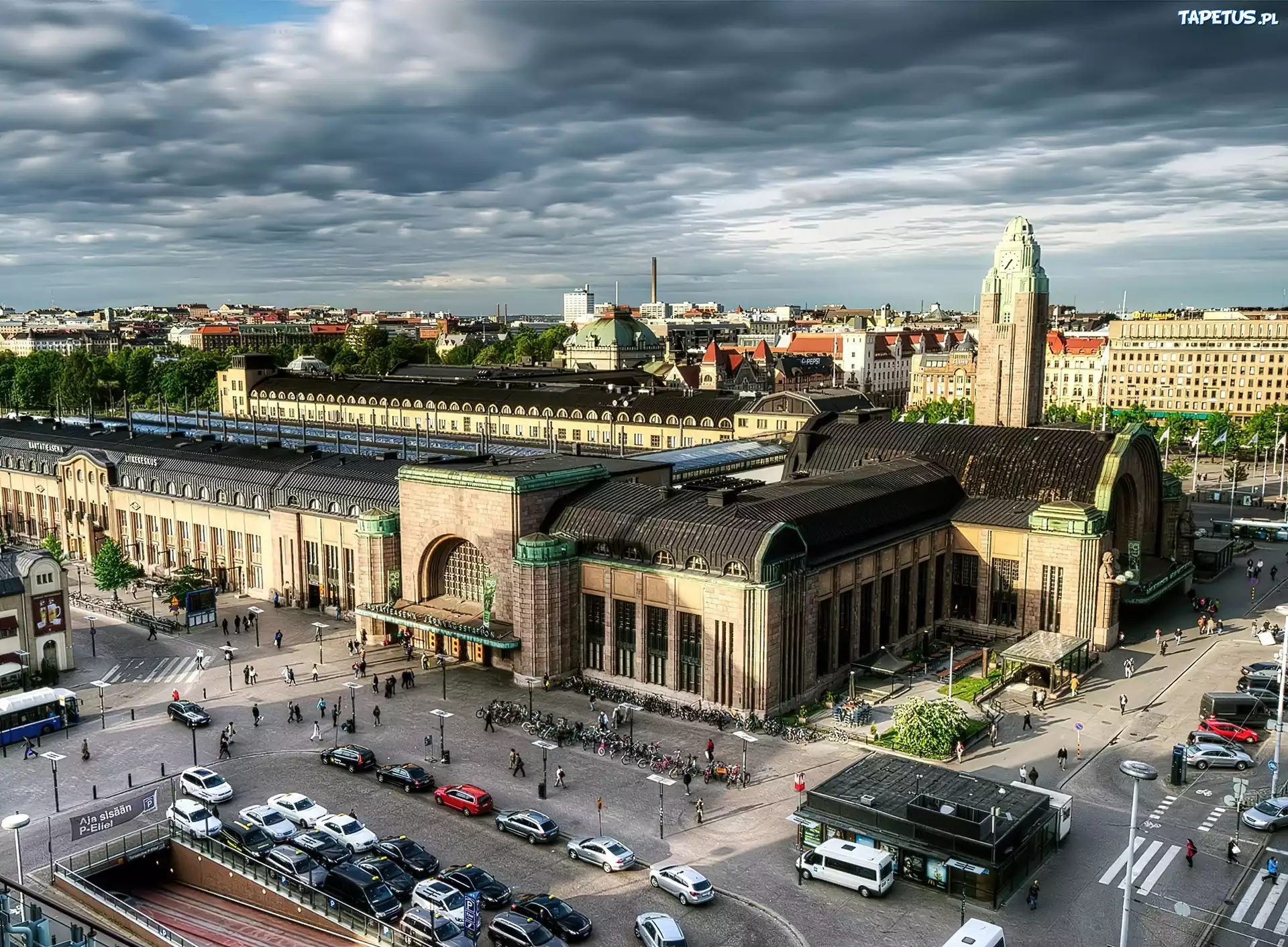 Finlandia, Helsinki, Miasto, Dworzec