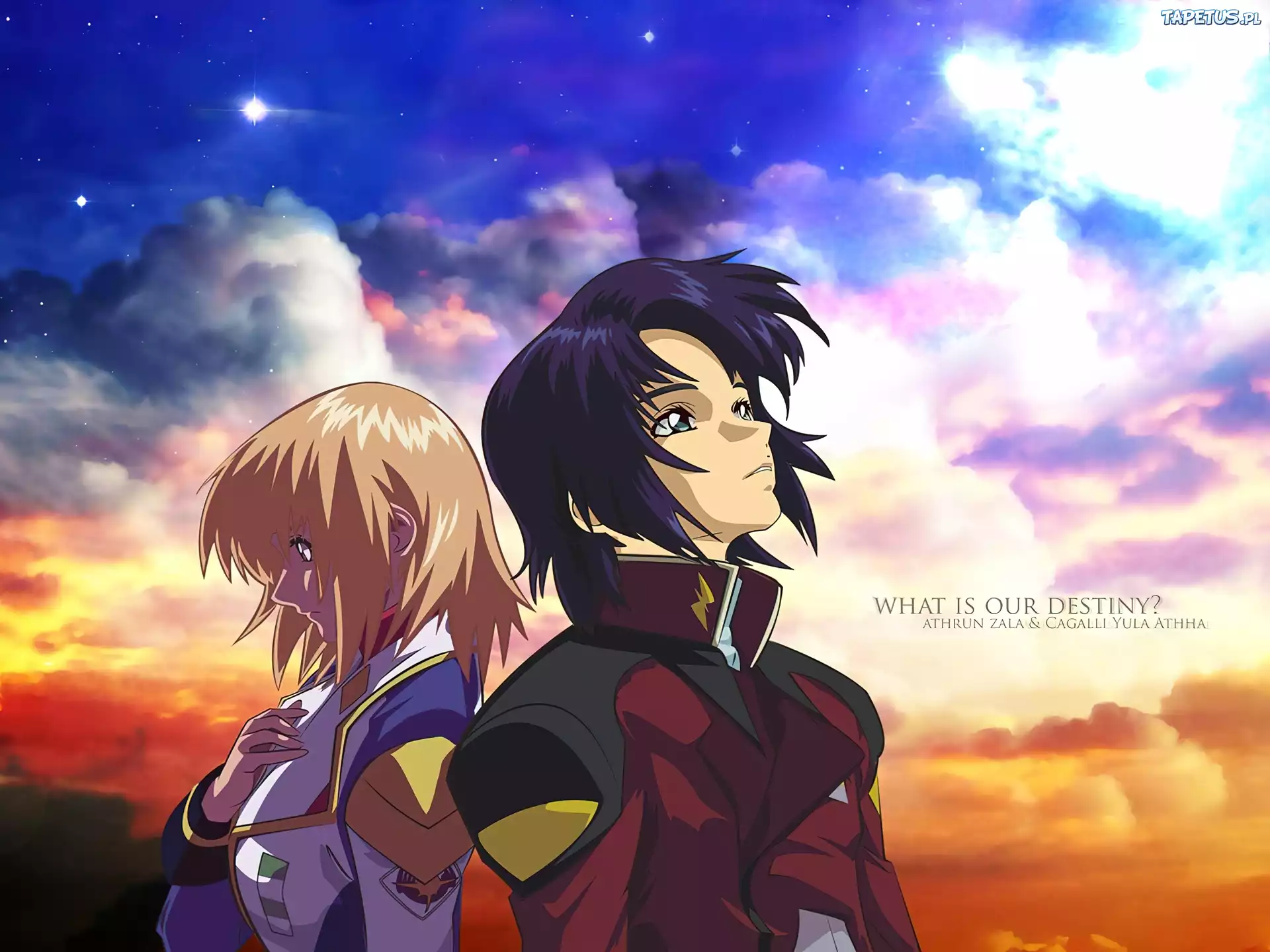 Gundam Seed, ludzie, chmury