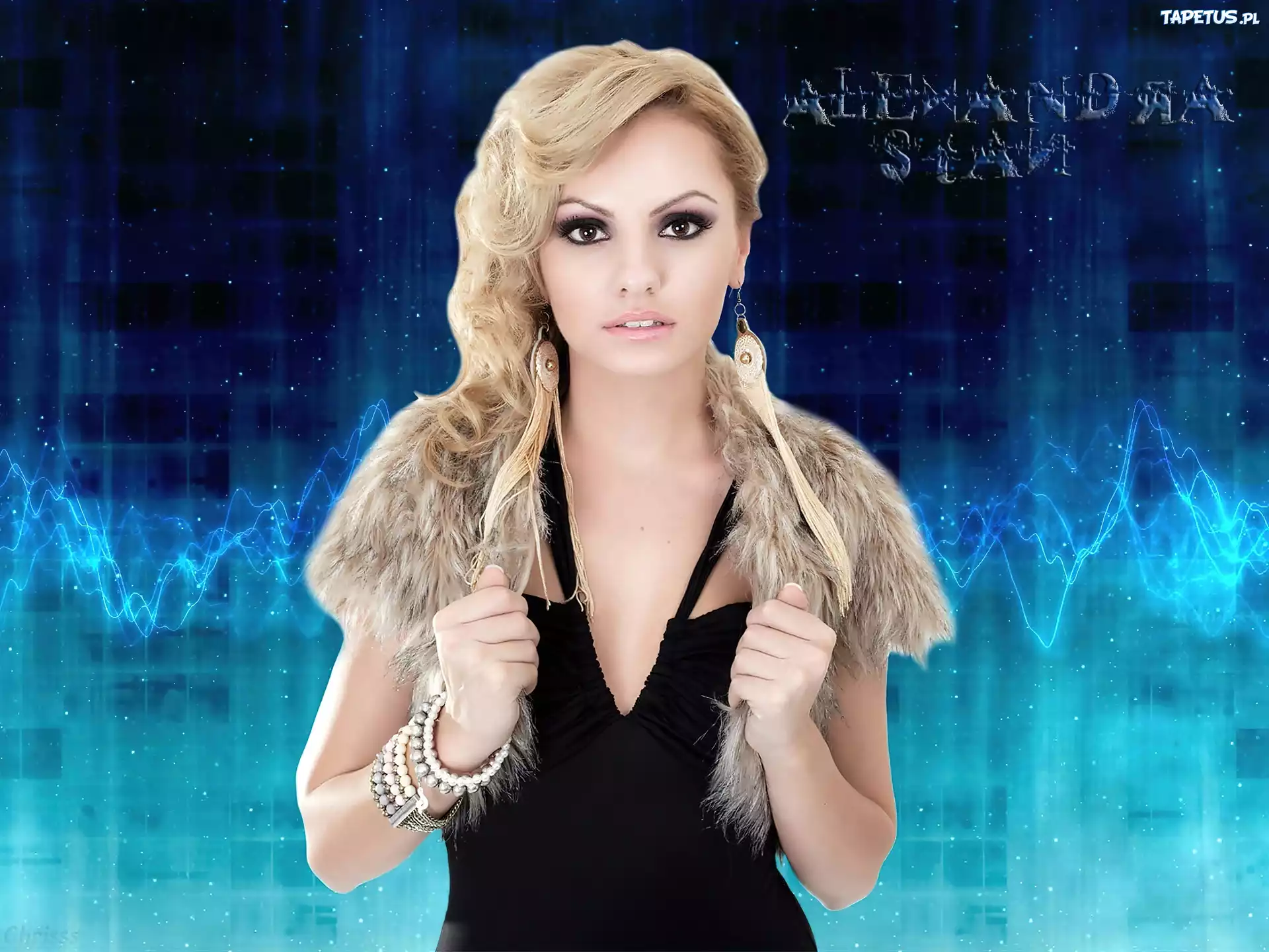 Alexandra, Stan, Czarna, Sukienka