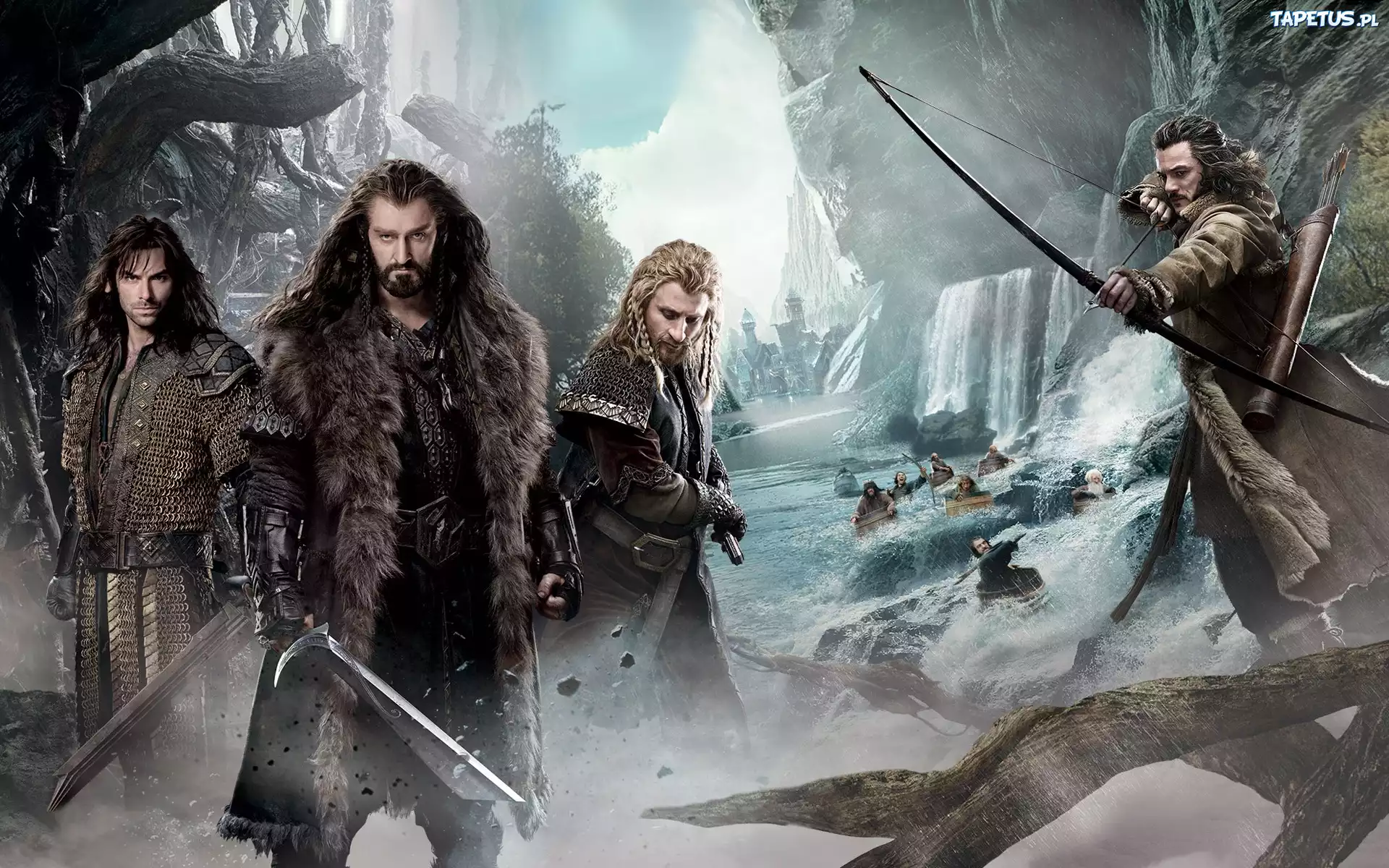 Hobbit 2, Postacie, Miecze, Łuk