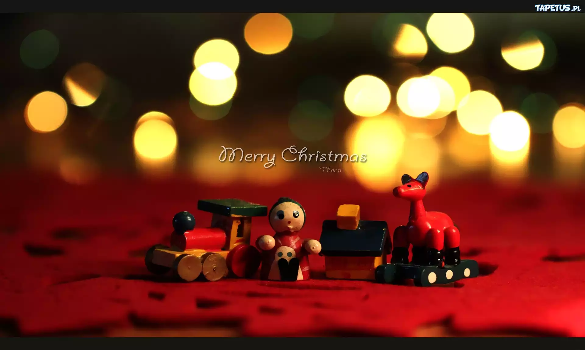 Boże, Narodzenie, Święta, Figurki, Bokeh