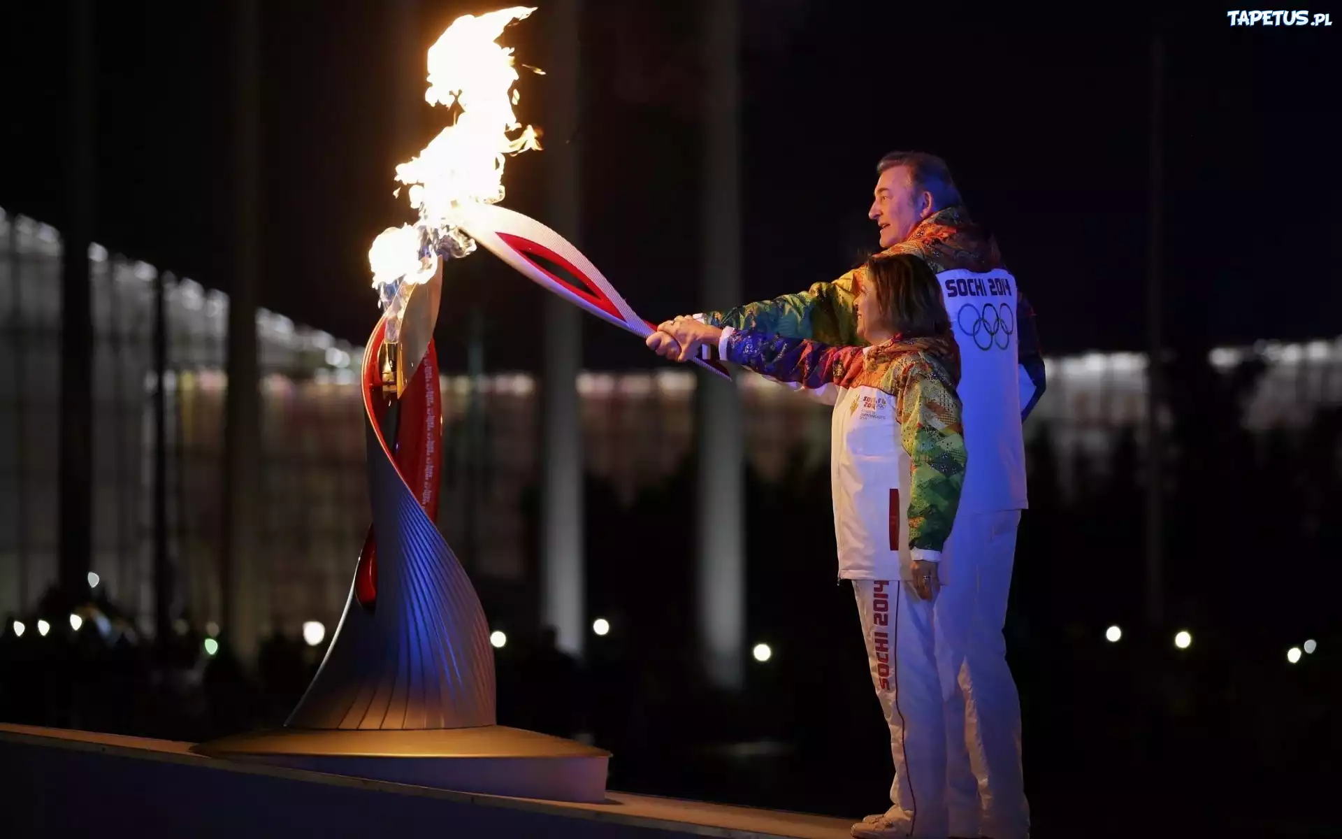 Płomień, Olimpijski, Sochi 2014