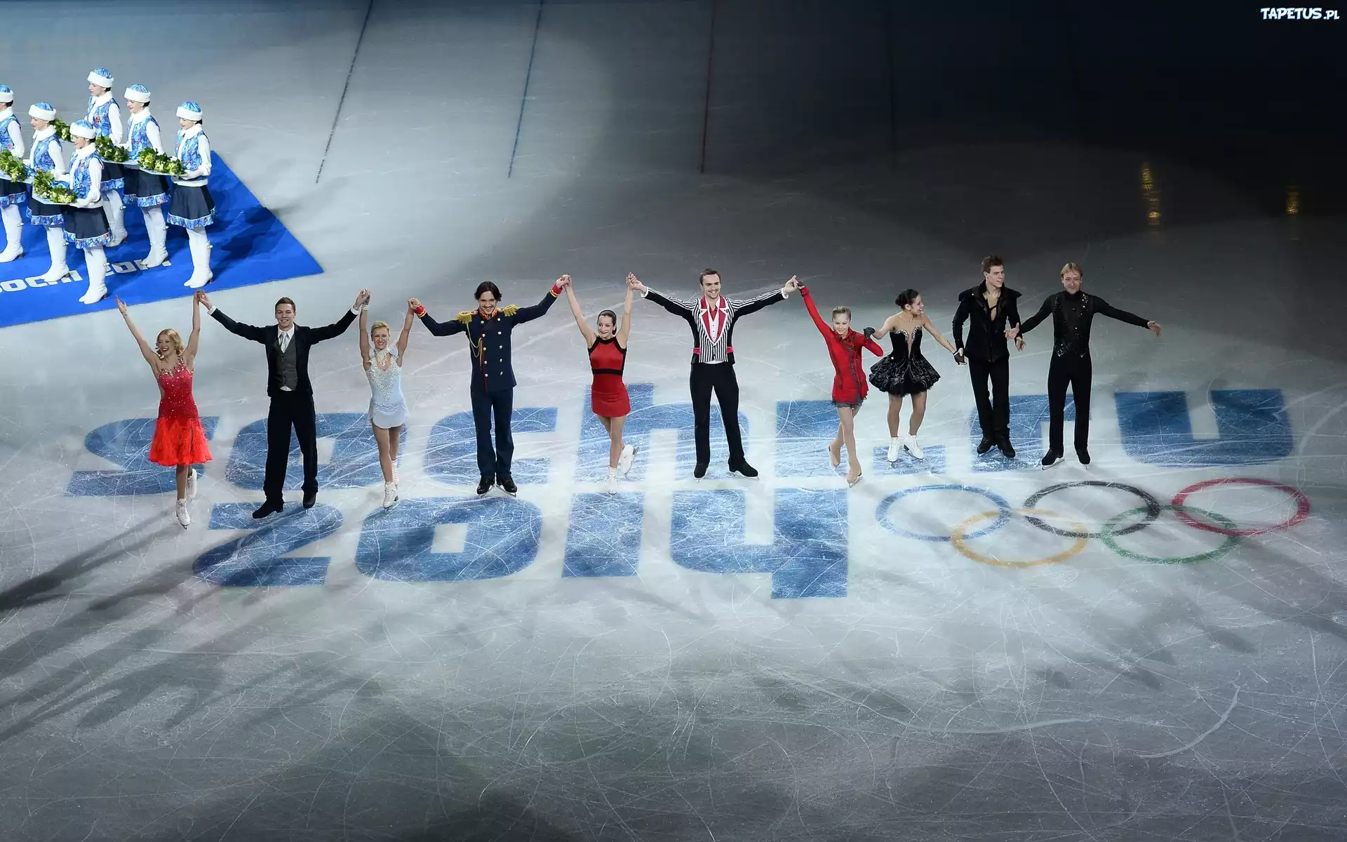 Łyżwiarze, Olimpiada, Sochi 2014