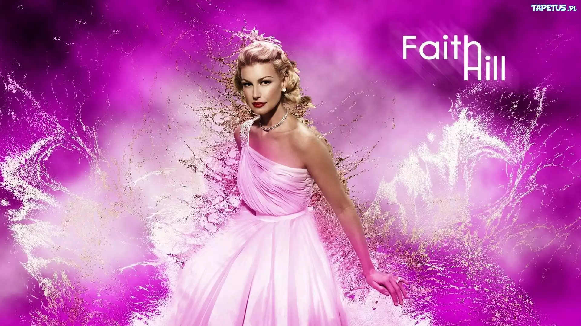 Faith Hill, Blondynka, Napis