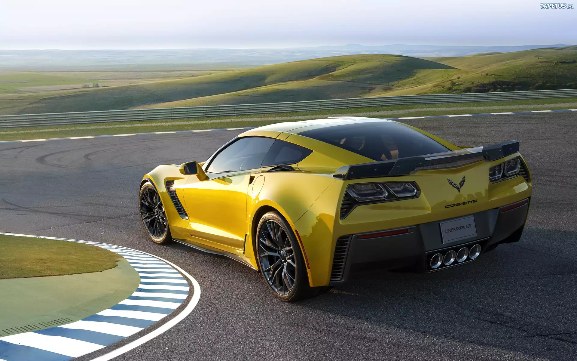 Chevrolet, Corvette, Droga, Góry