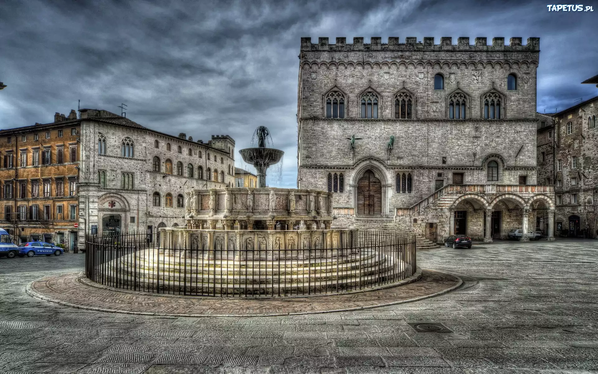 Włochy, Perugia, Fontana, Maggiore