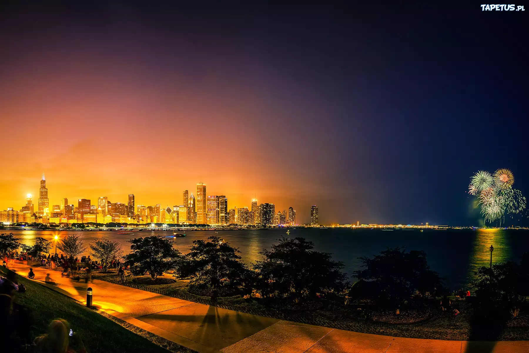 Chicago, Noc, Fajerwerki
