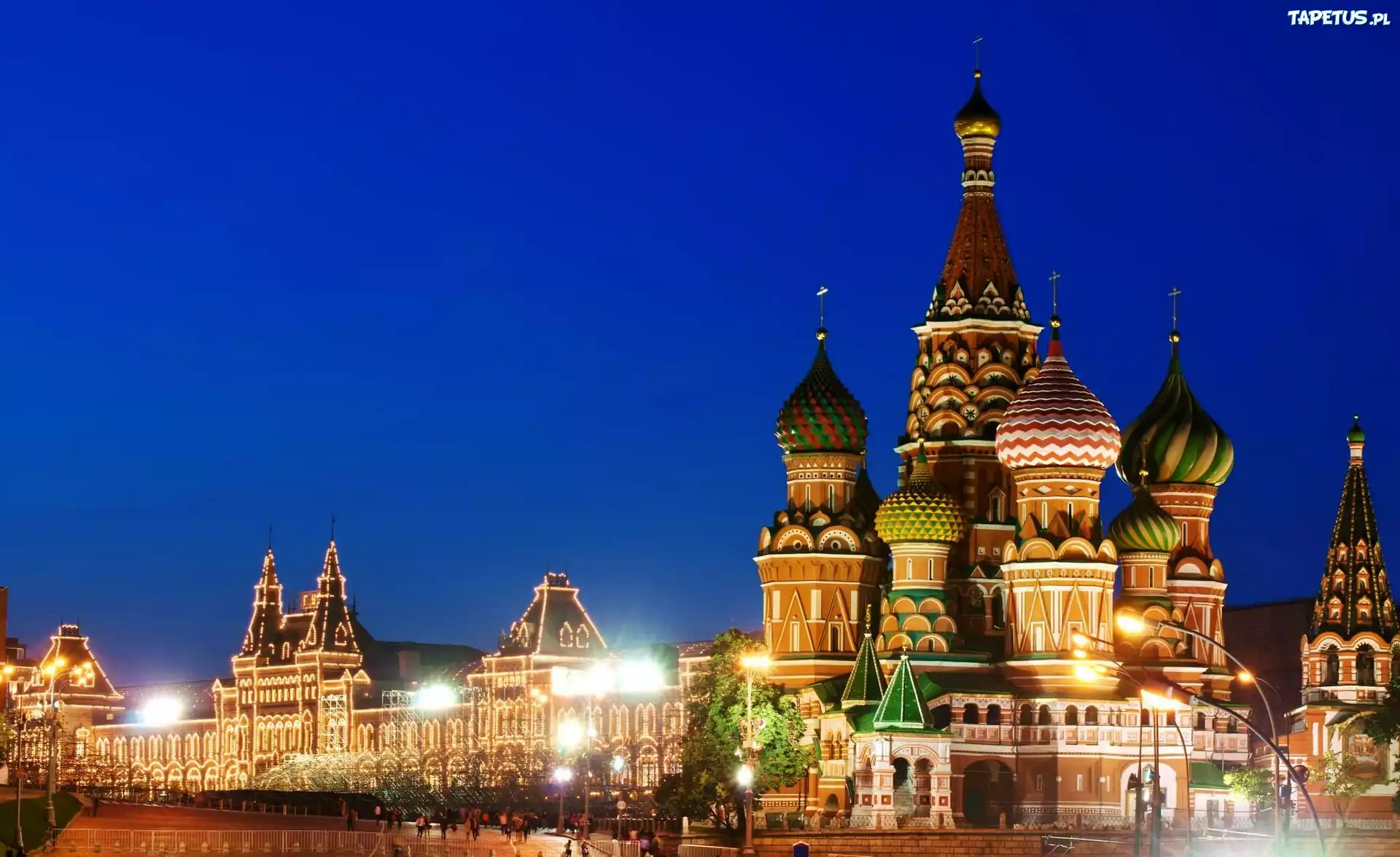 Cerkiew, Moskwa, Noc