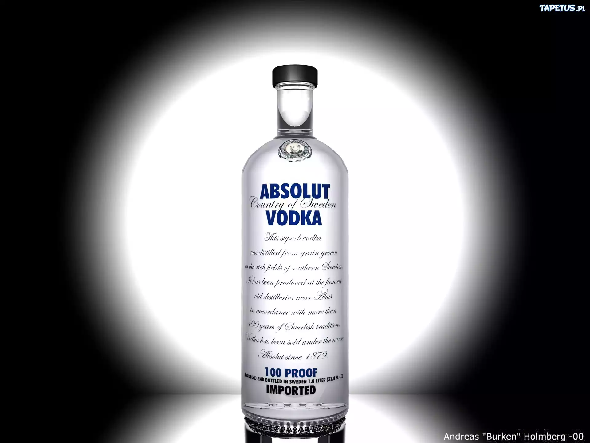 Vodka, Absolut, butelka