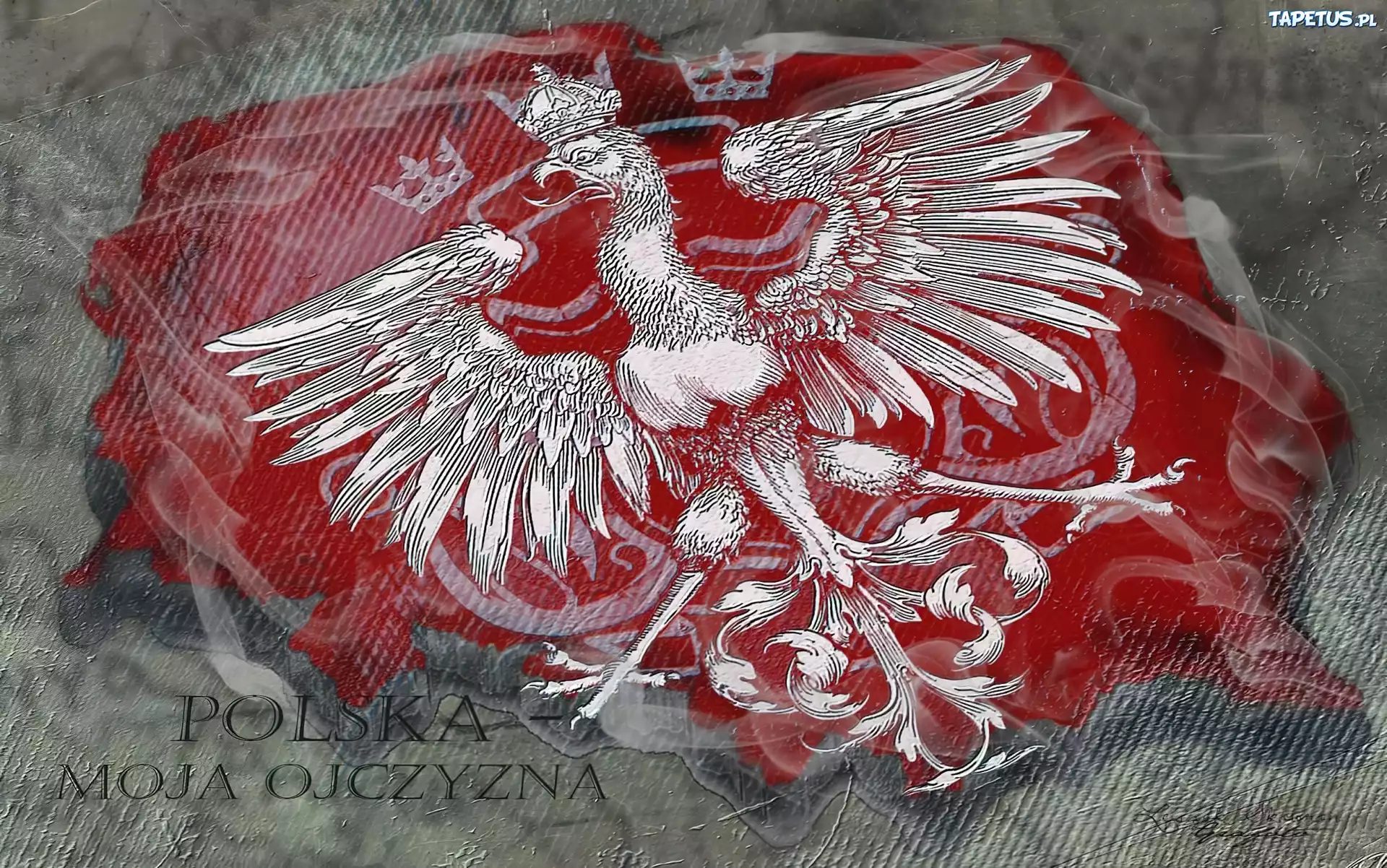 Korona, Napis, Godło