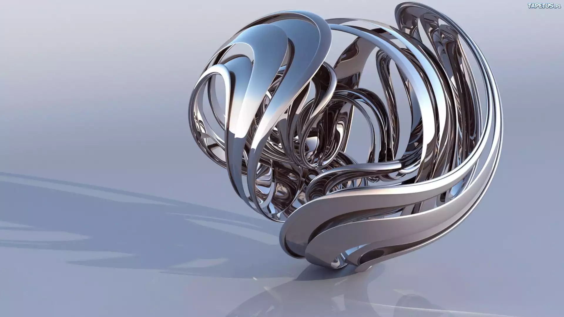 Abstrakcja, Metalowa, 3D