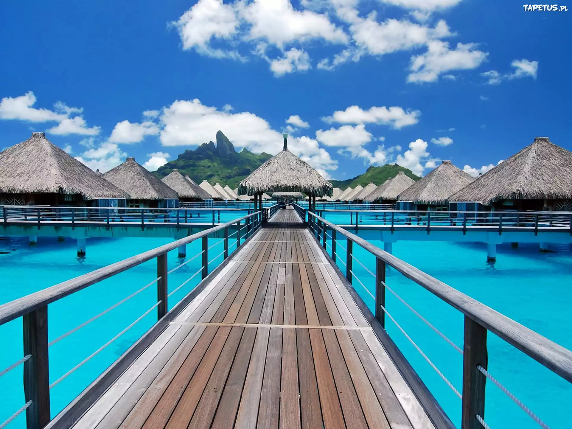 Bora, Bora, Laguna, Pomost, Domki, Na Palach, Molo