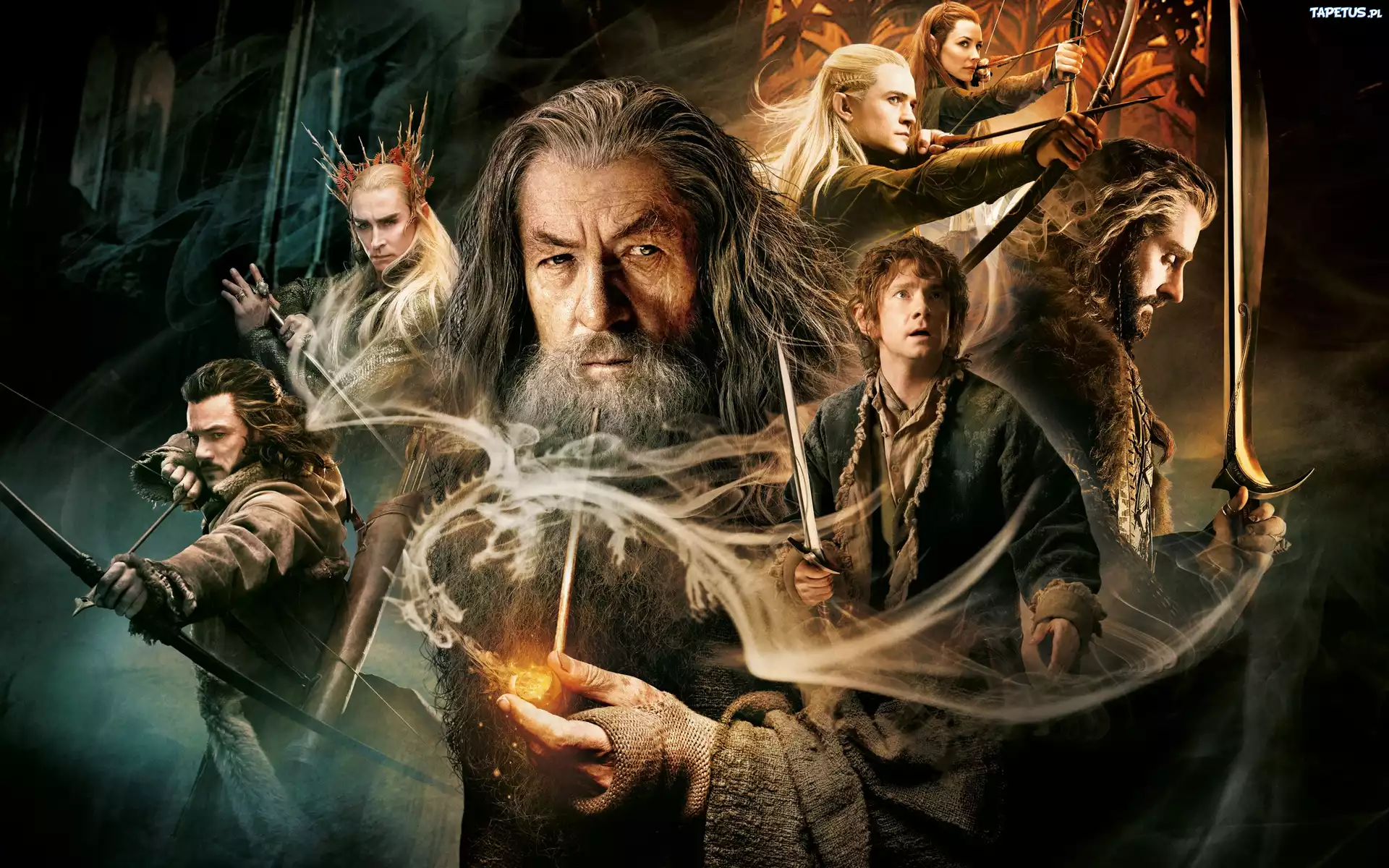 Hobbit 2, Postacie, Łuk, Miecze