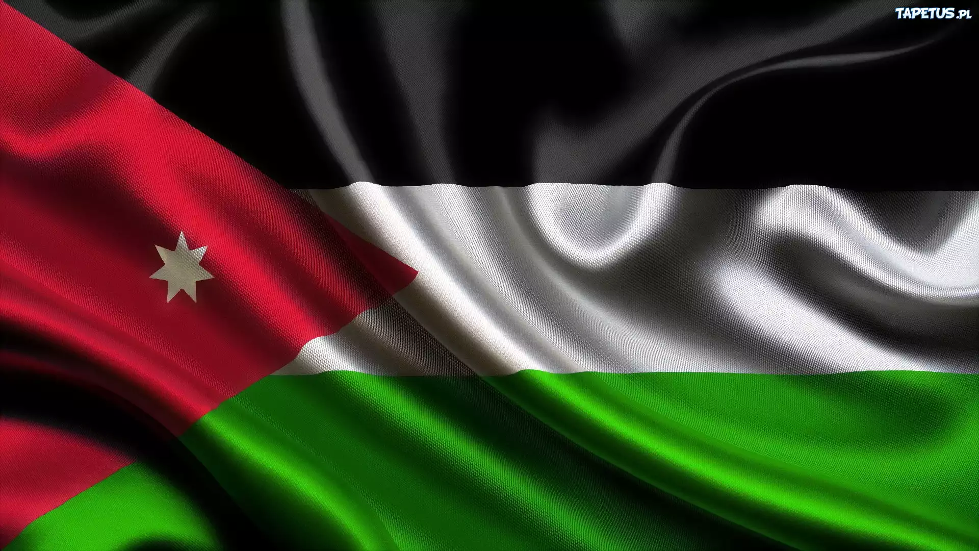 Flaga, Jordania