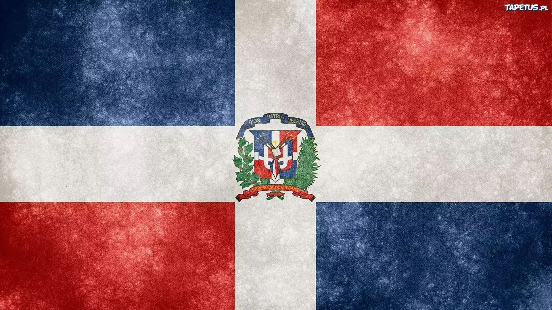 Flaga, Dominikana