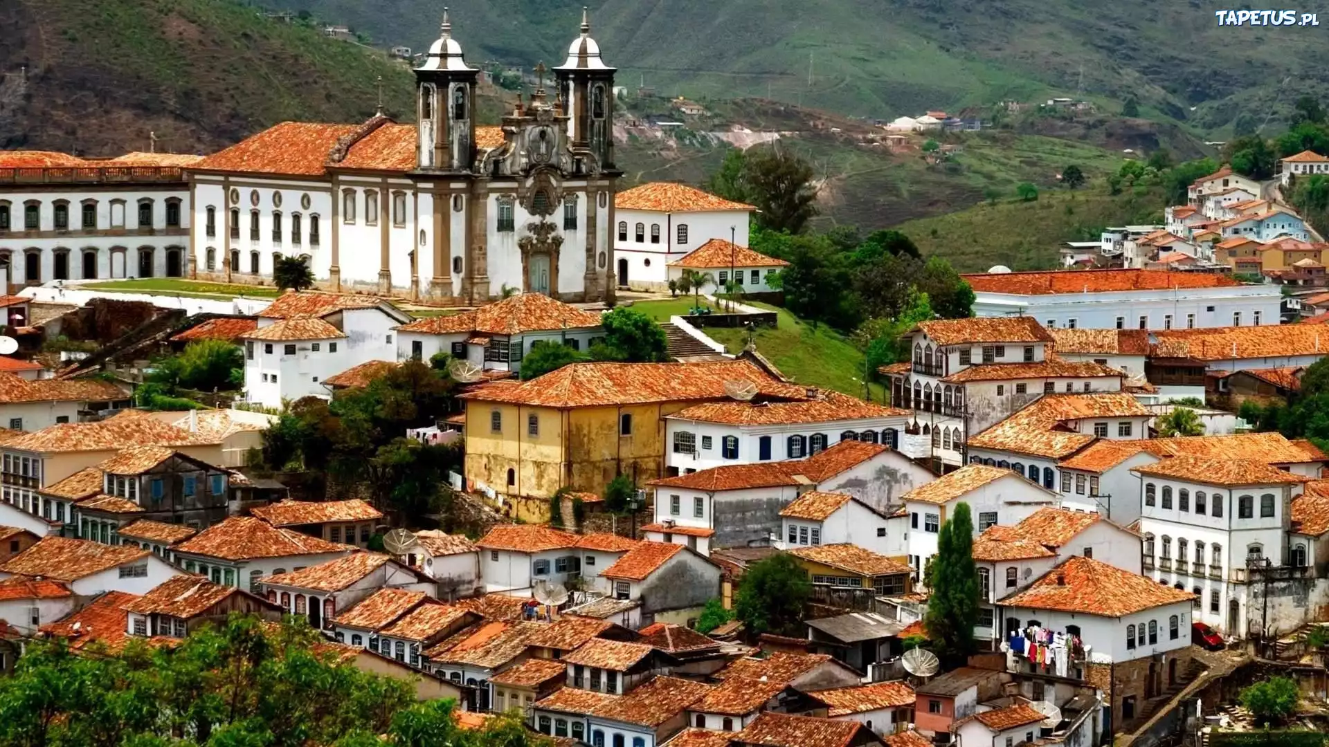 Brazylia, Ouro Preto, Domy, Kościół
