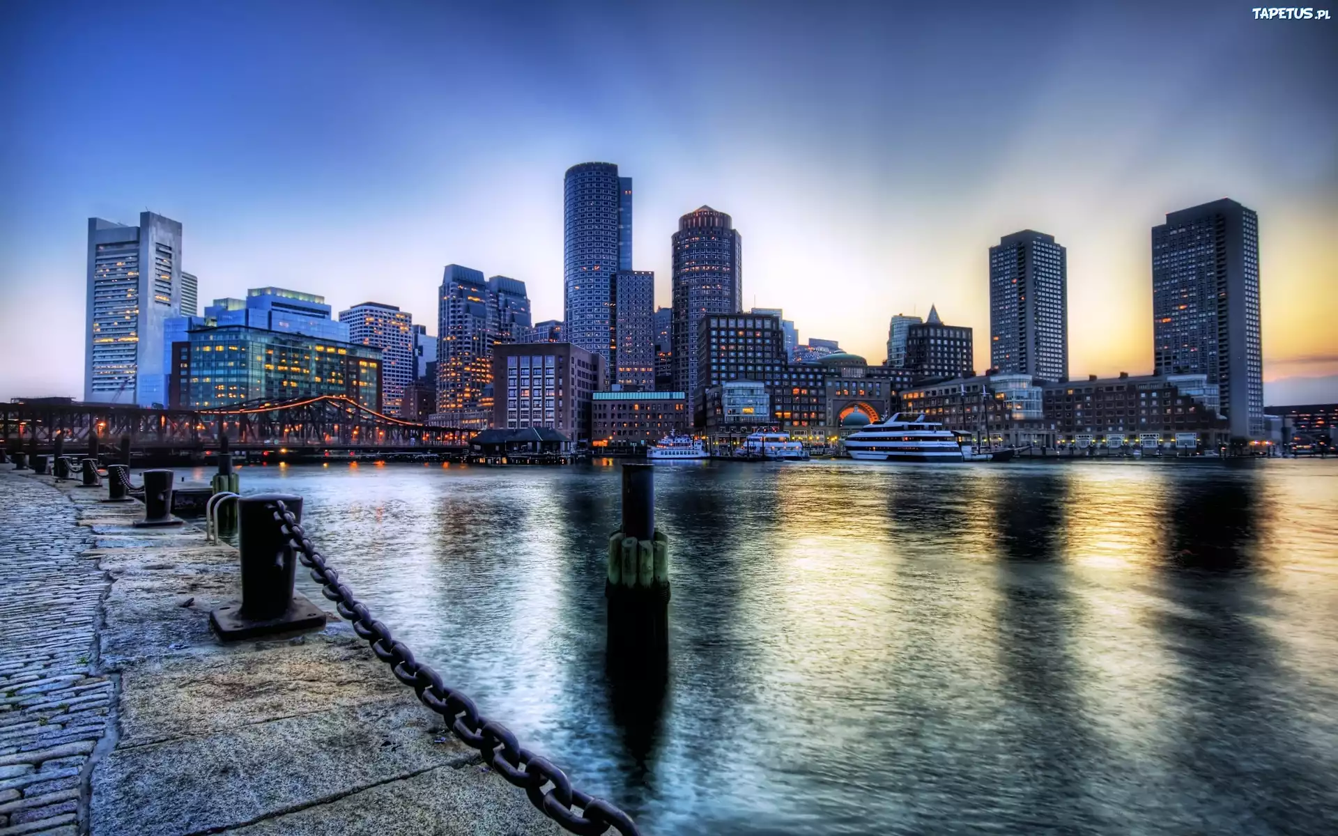 Port, Panorama, Boston