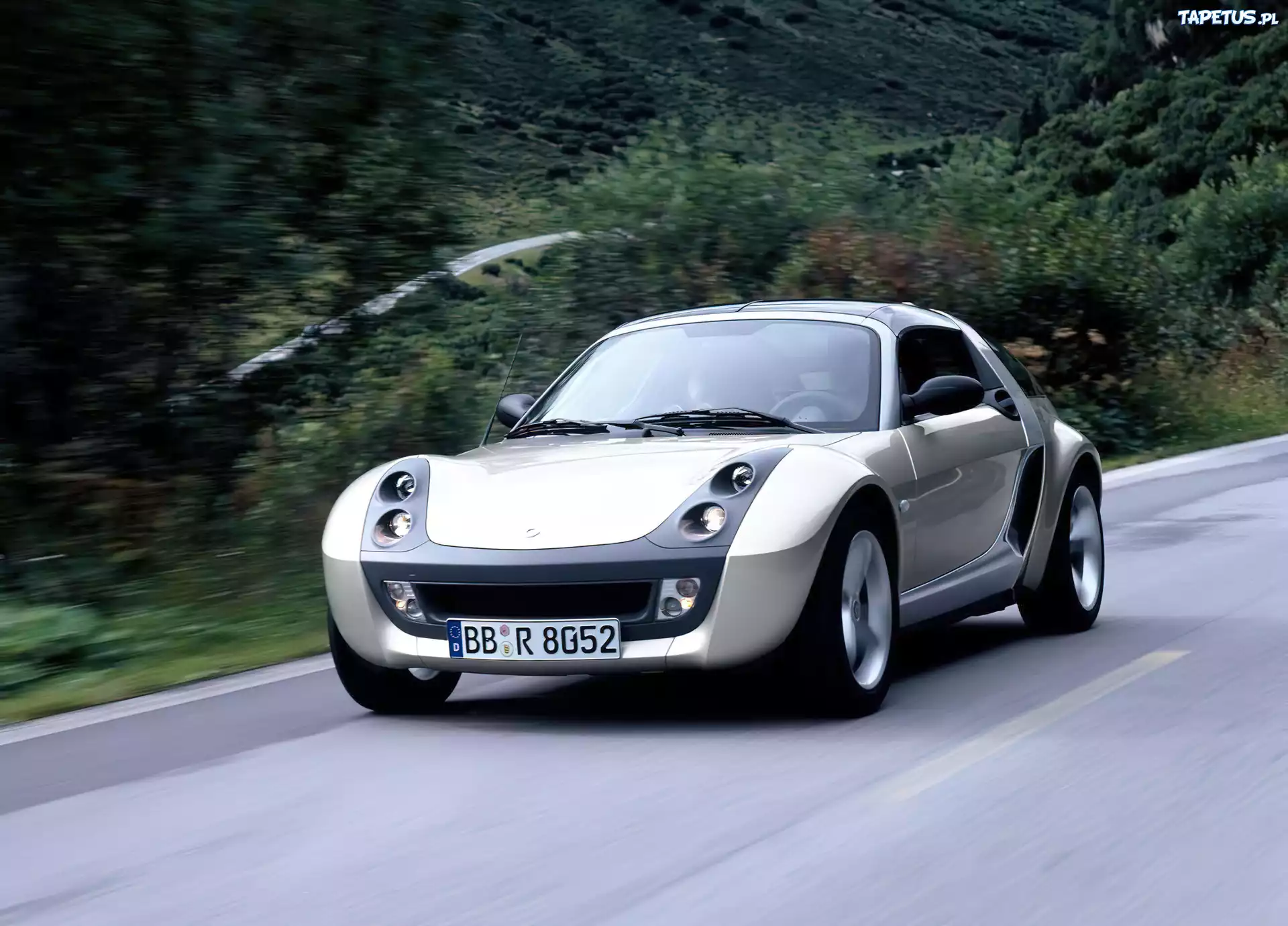 Szary, Smart Roadster