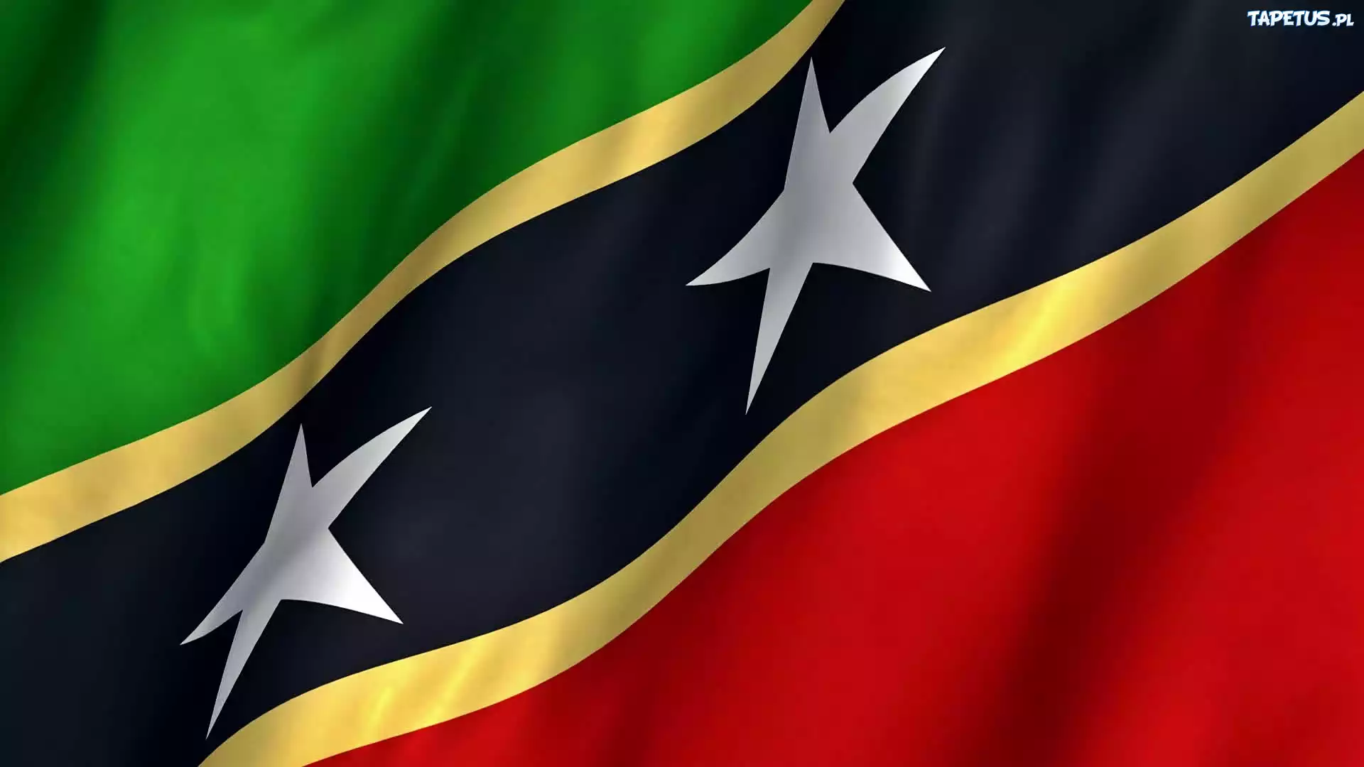 Flaga Saint Kitts I Nevis