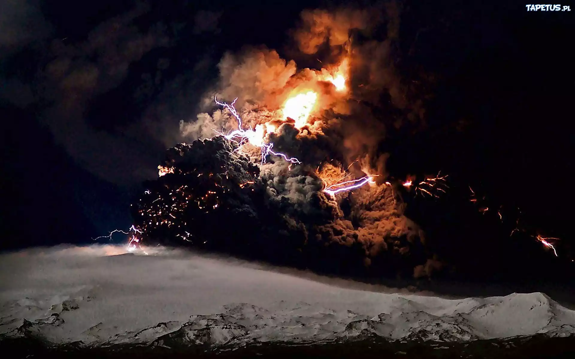 Wulkan, Sinabung, Erupcja, Sumatra